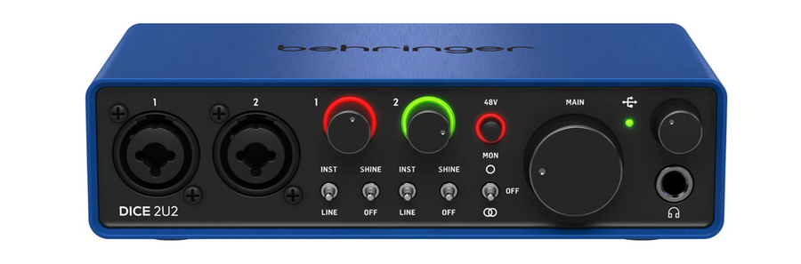 Behringer Dice 2U2 USB Audio Interface