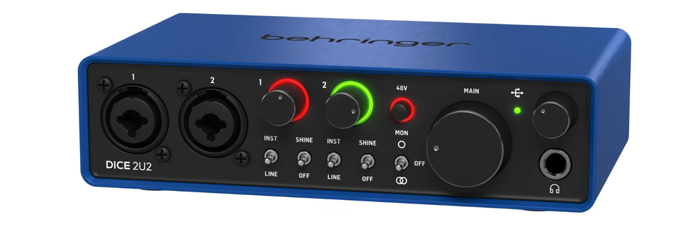 Behringer Dice 2U2 USB Audio Interface