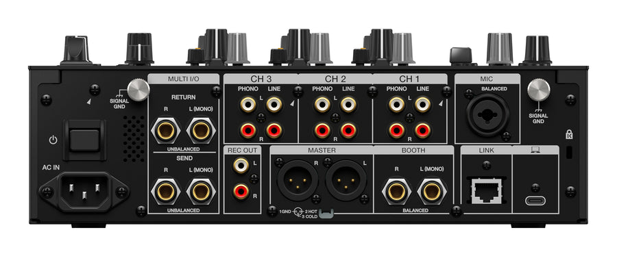 AlphaTheta DJMV5 3-channel professional DJ mixer
