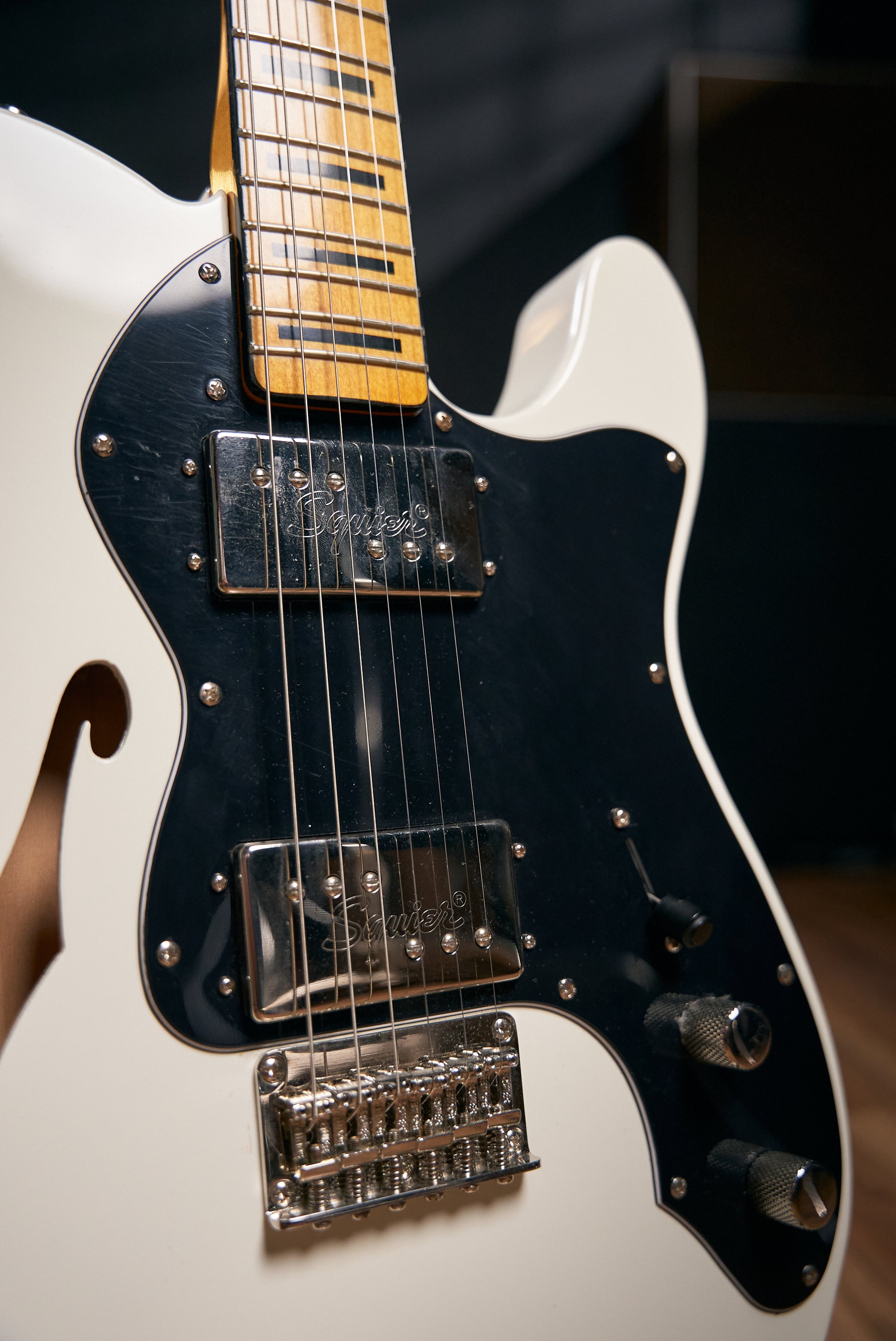 Squier Classic Vibe Thinline Telecaster - Olympic White MN - Pre-Owned