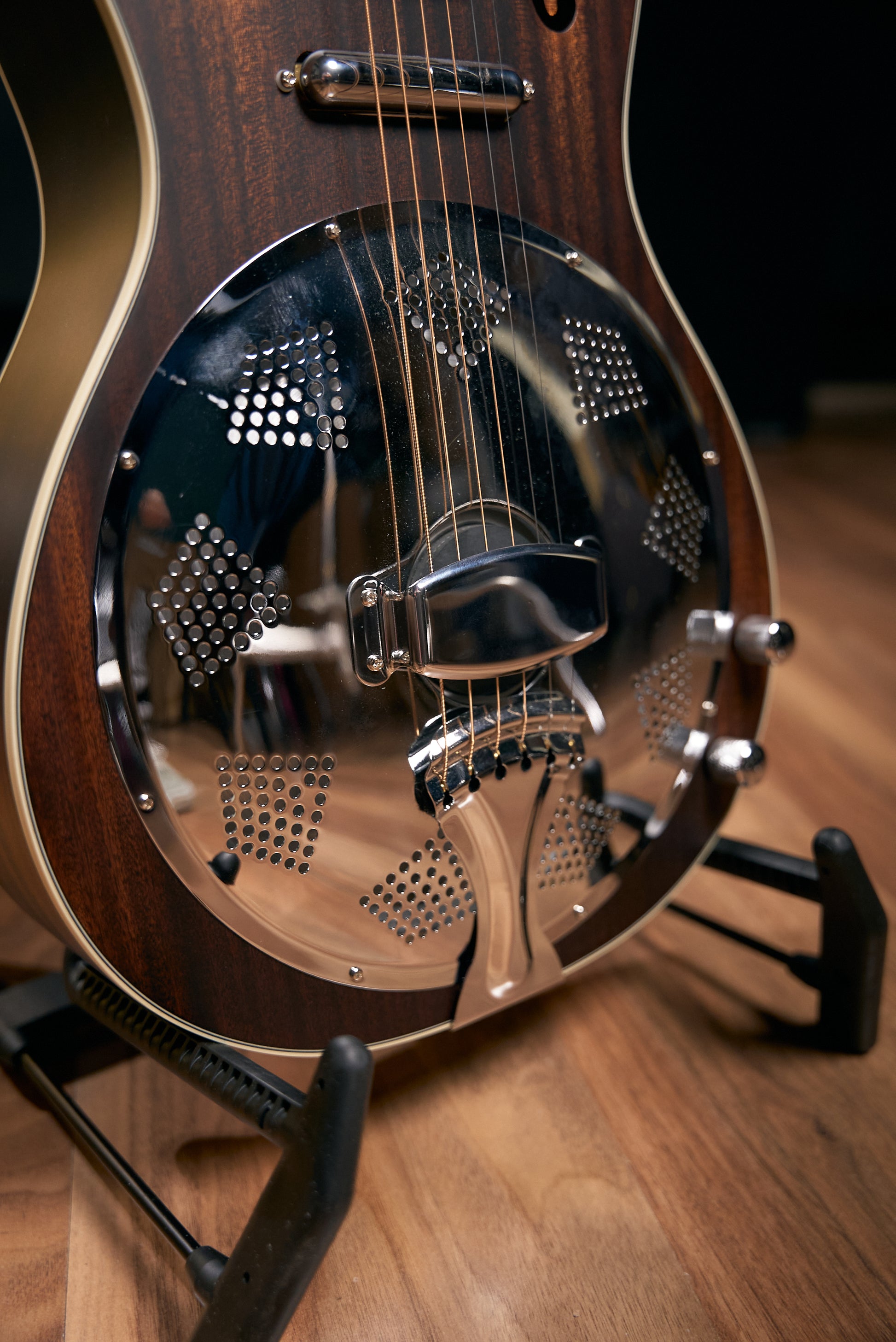 Ortega RRG30E-WB Electric Resonator w/Bag - Walnut - Pre-Owned