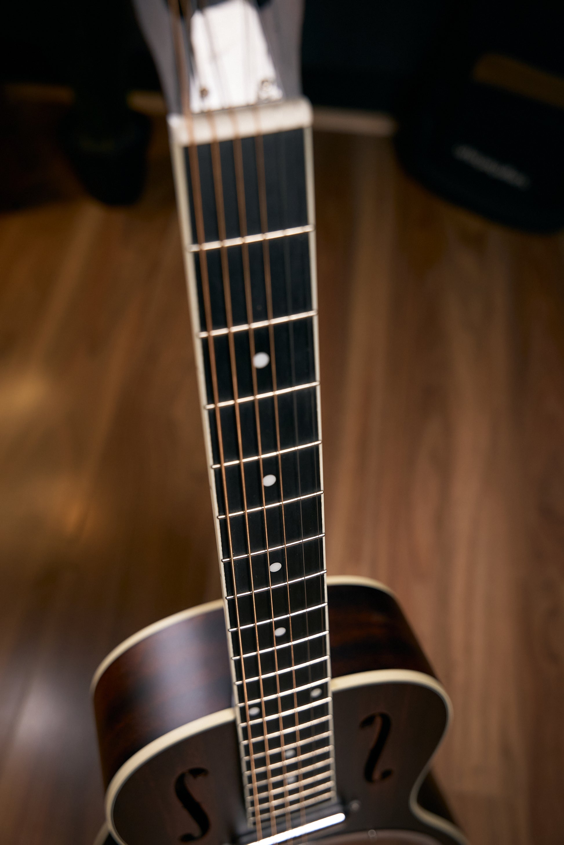 Ortega RRG30E-WB Electric Resonator w/Bag - Walnut - Pre-Owned