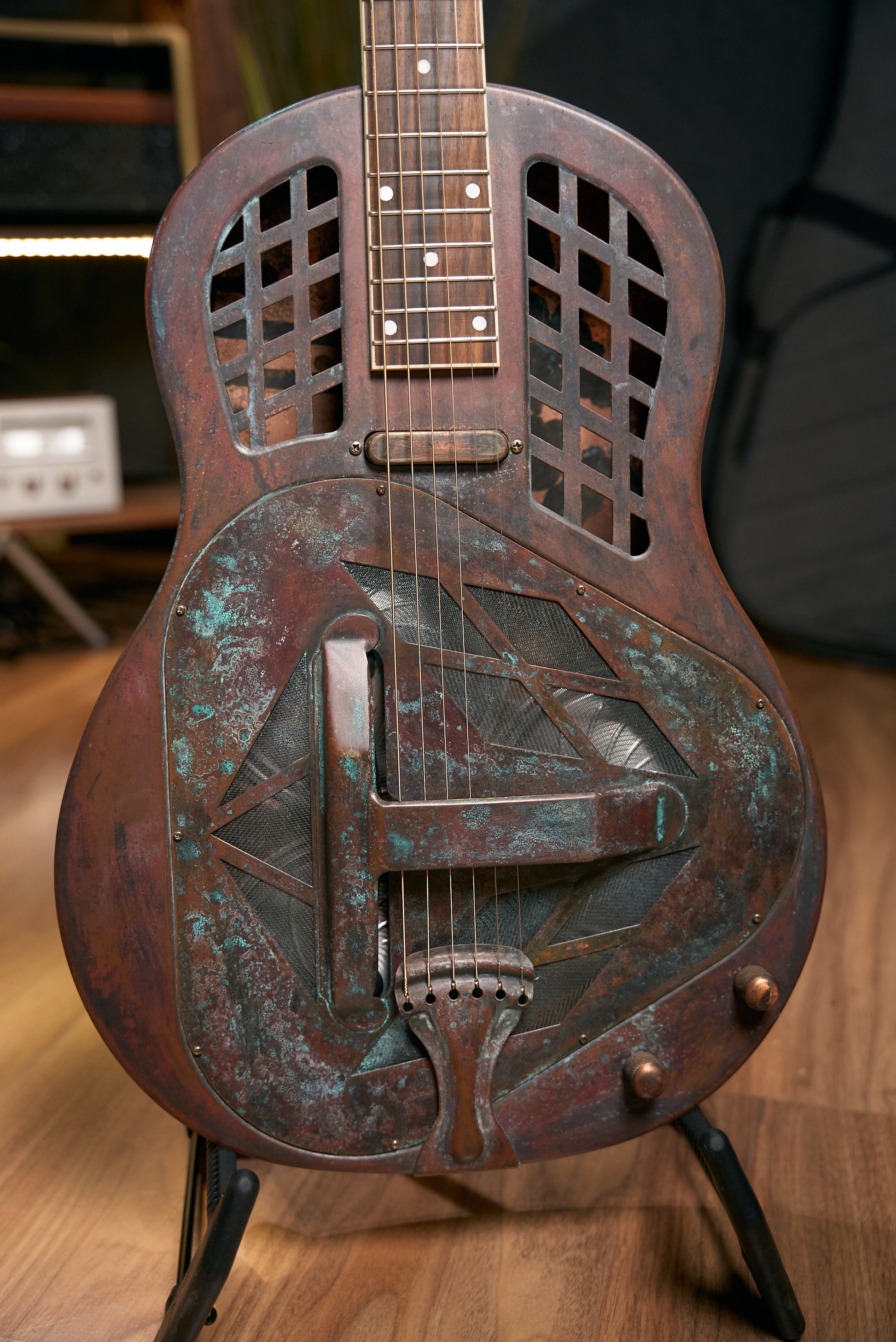 Bourbon Street BSR-3C-CR Tricone Resonator w/Case - Copper Rust - Pre-Owned