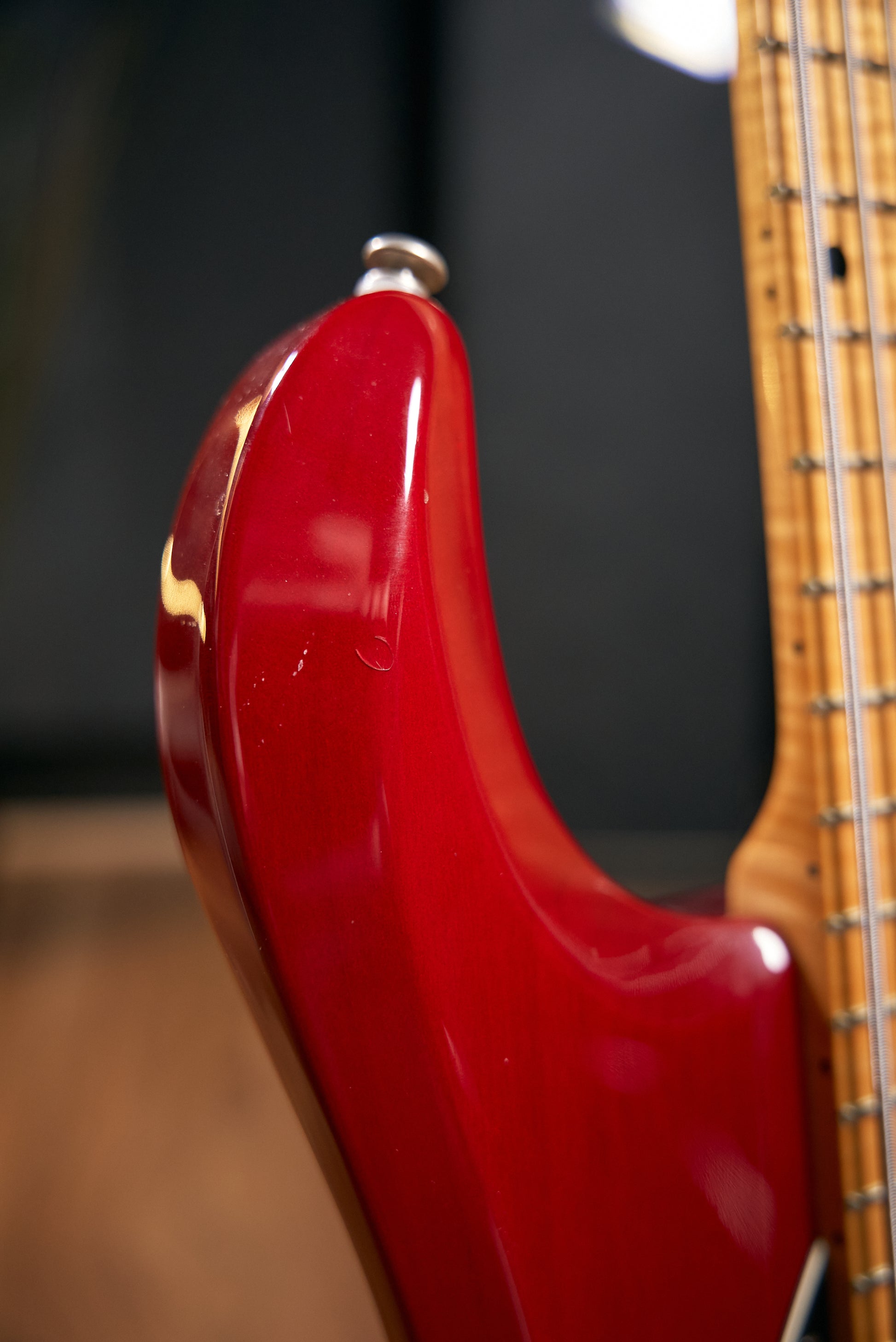 Musicman StringRay 5-String Bass w/Case - Trans Red - Pre-Owned