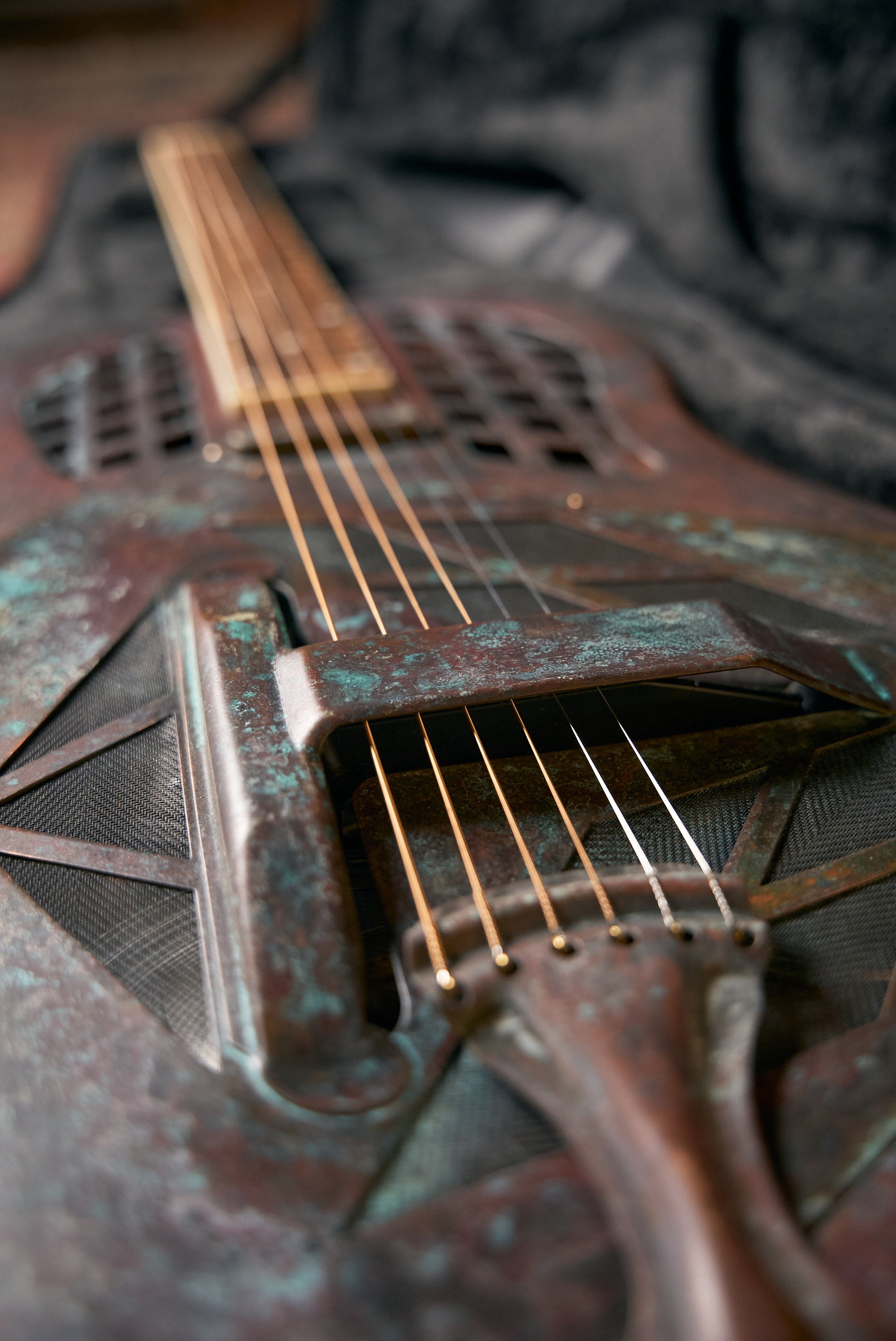 Bourbon Street BSR-3C-CR Tricone Resonator w/Case - Copper Rust - Pre-Owned