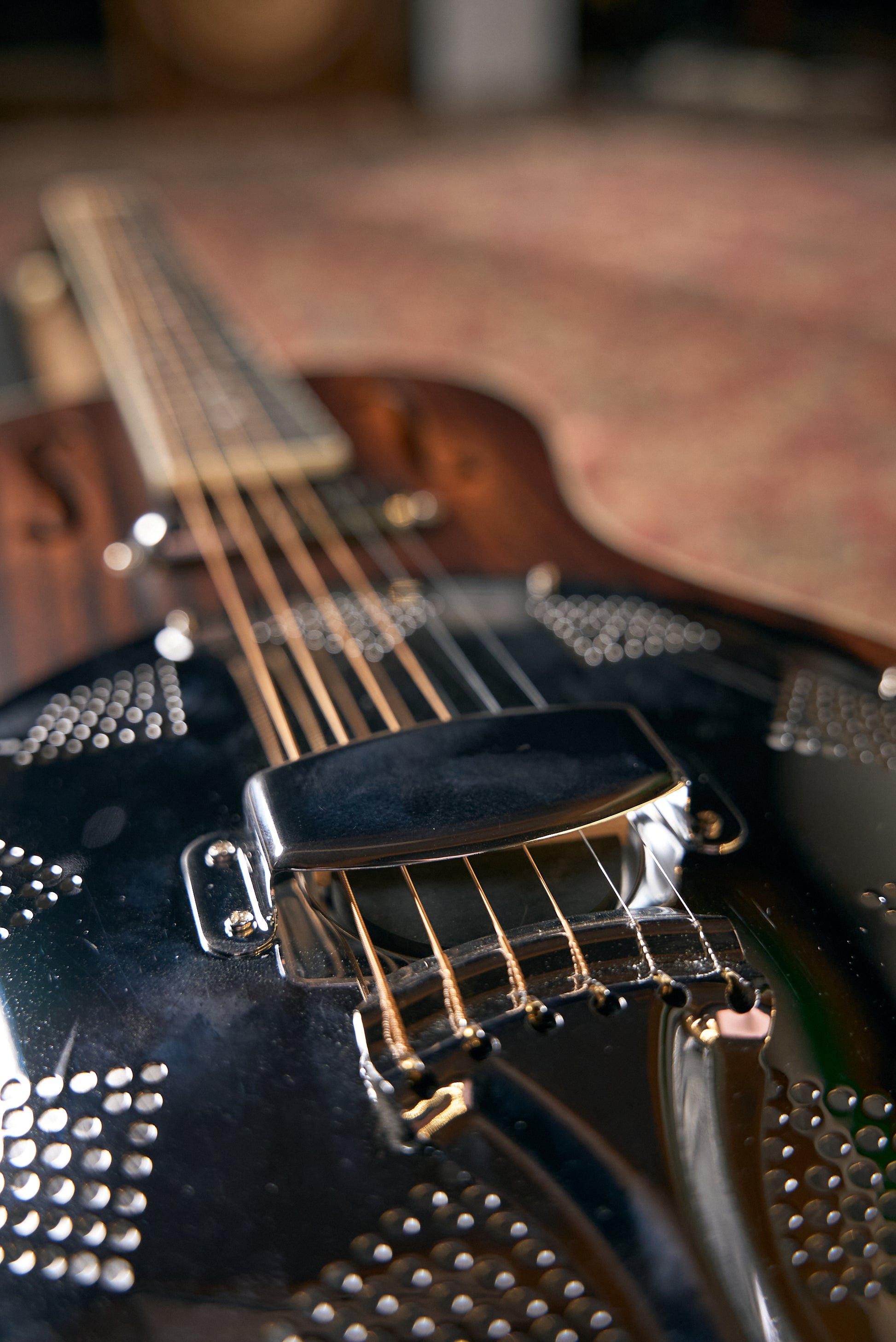 Ortega RRG30E-WB Electric Resonator w/Bag - Walnut - Pre-Owned