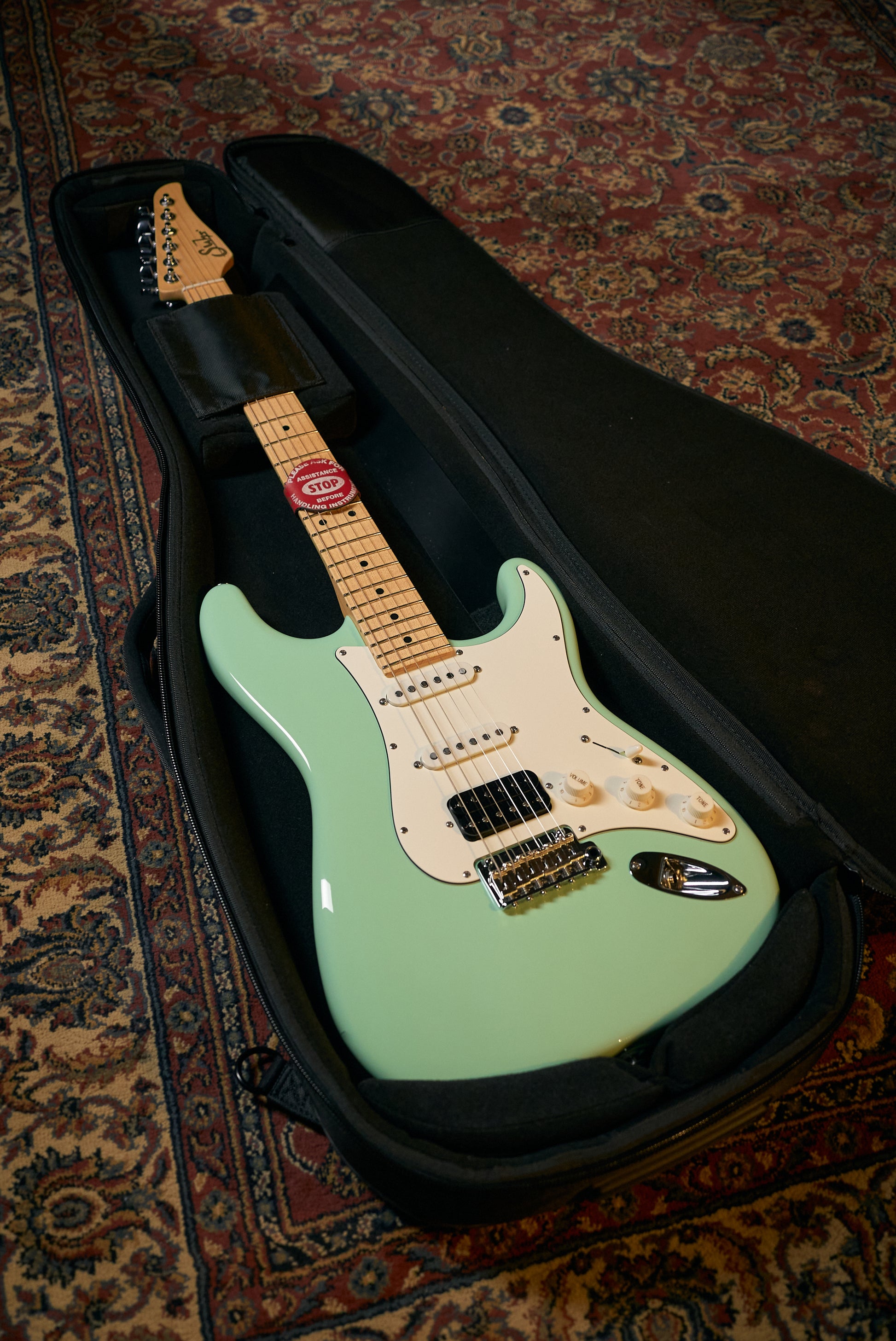 Open Box / Ex-Display - Suhr Classic S HSS Electric Guitar - Surf Green MN