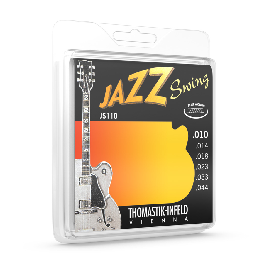 Thomastik DTJS110 Jazz Swing 10-44 Flatwound Electric Guitar String Set