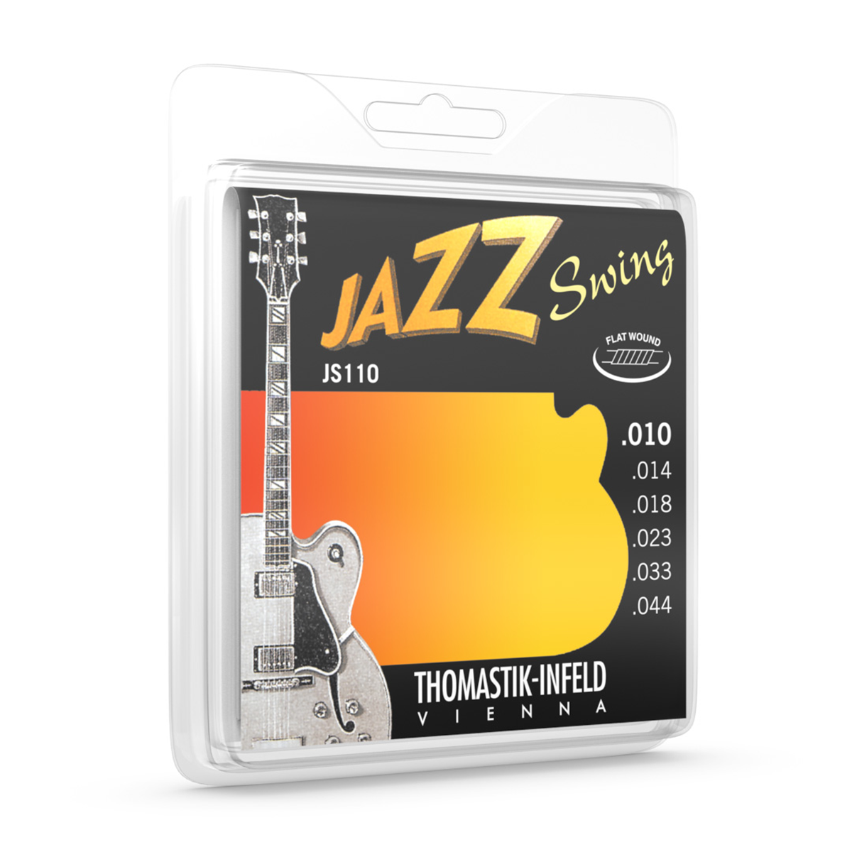 Thomastik DTJS110 Jazz Swing 10-44 Flatwound Electric Guitar String Set