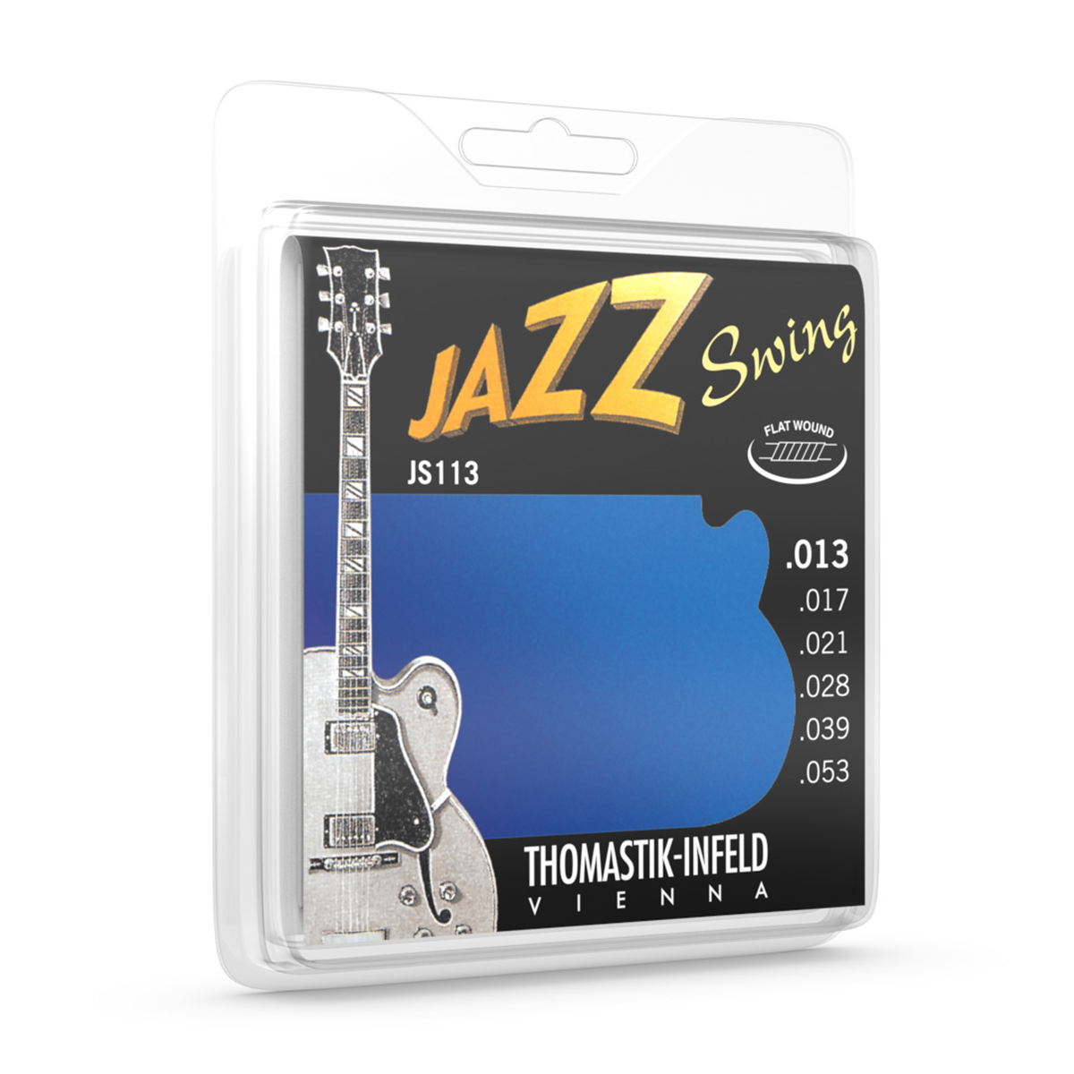 Thomastik DTJS113 Jazz Swing 13-53 Flatwound Electric Guitar String Set