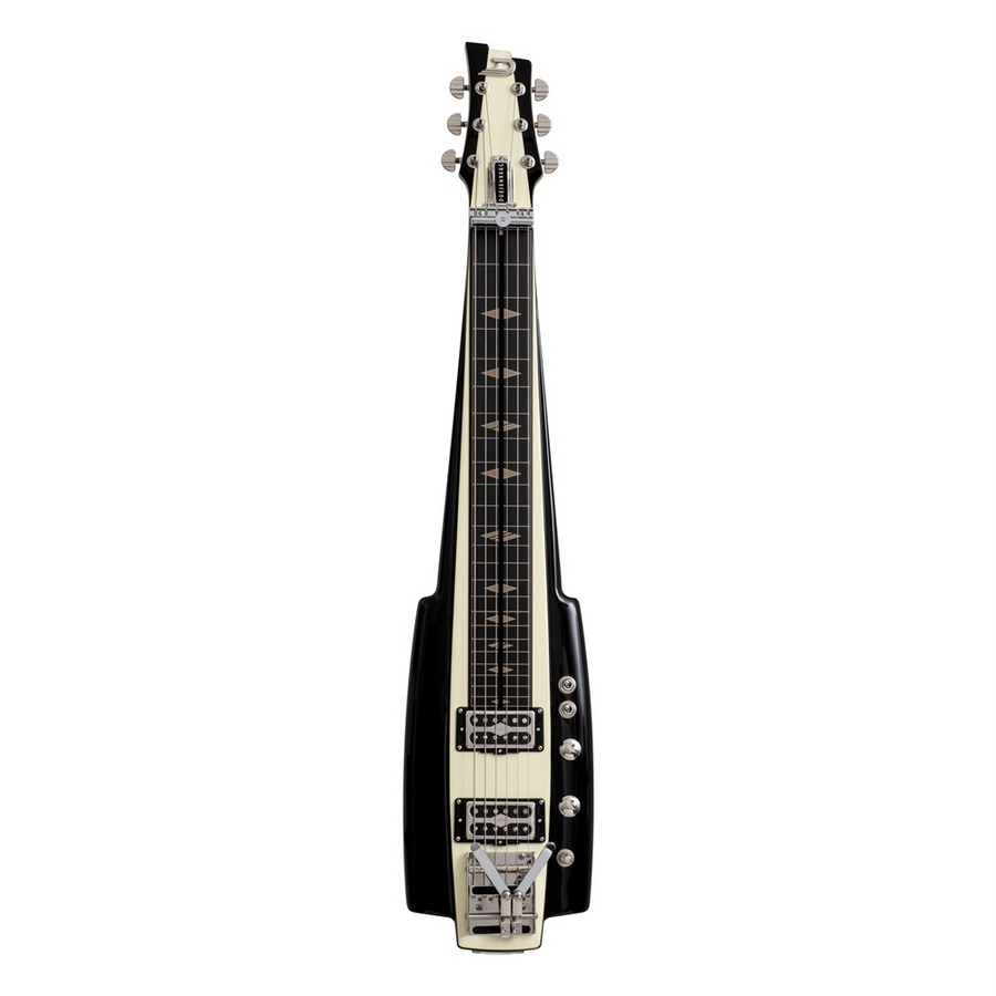 Duesenberg Lap Steel Fairytale Split/King - Ivory & Black (Special Order)