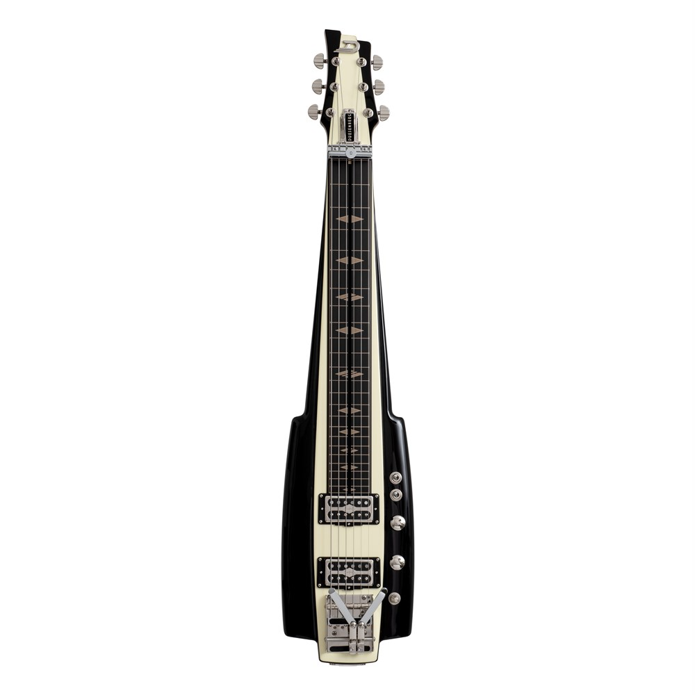 Duesenberg Lap Steel Fairytale Split/King - Ivory & Black (Special Order)