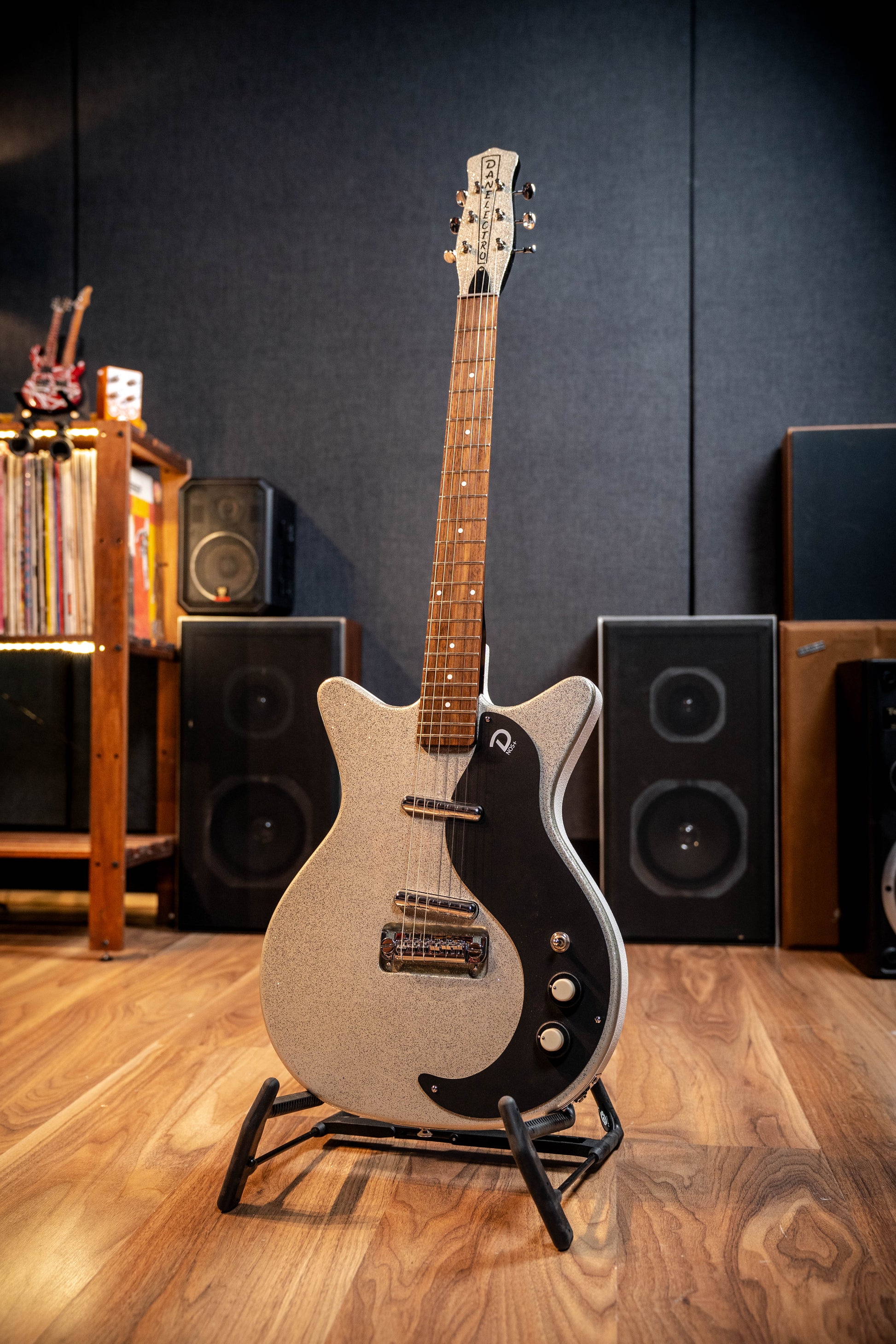 Danelectro 59M NOS+ - Silver Metal Flake - Pre-Owned