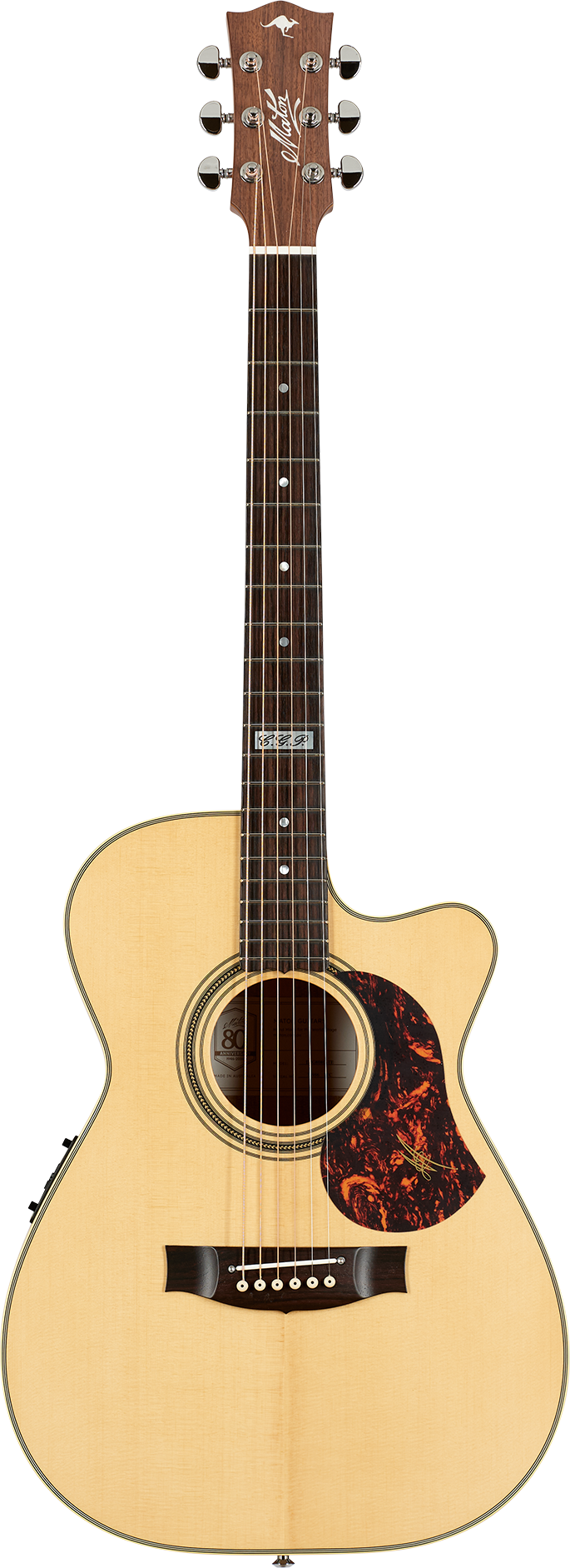 Maton EBG808C-TE Tommy Emmanuel Acoustic Electric Guitar w/Case - Natural