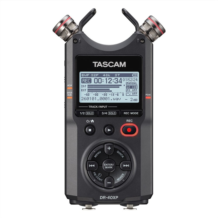 Tascam DR-40XP 4ch 32-bit Float Portable Recorder