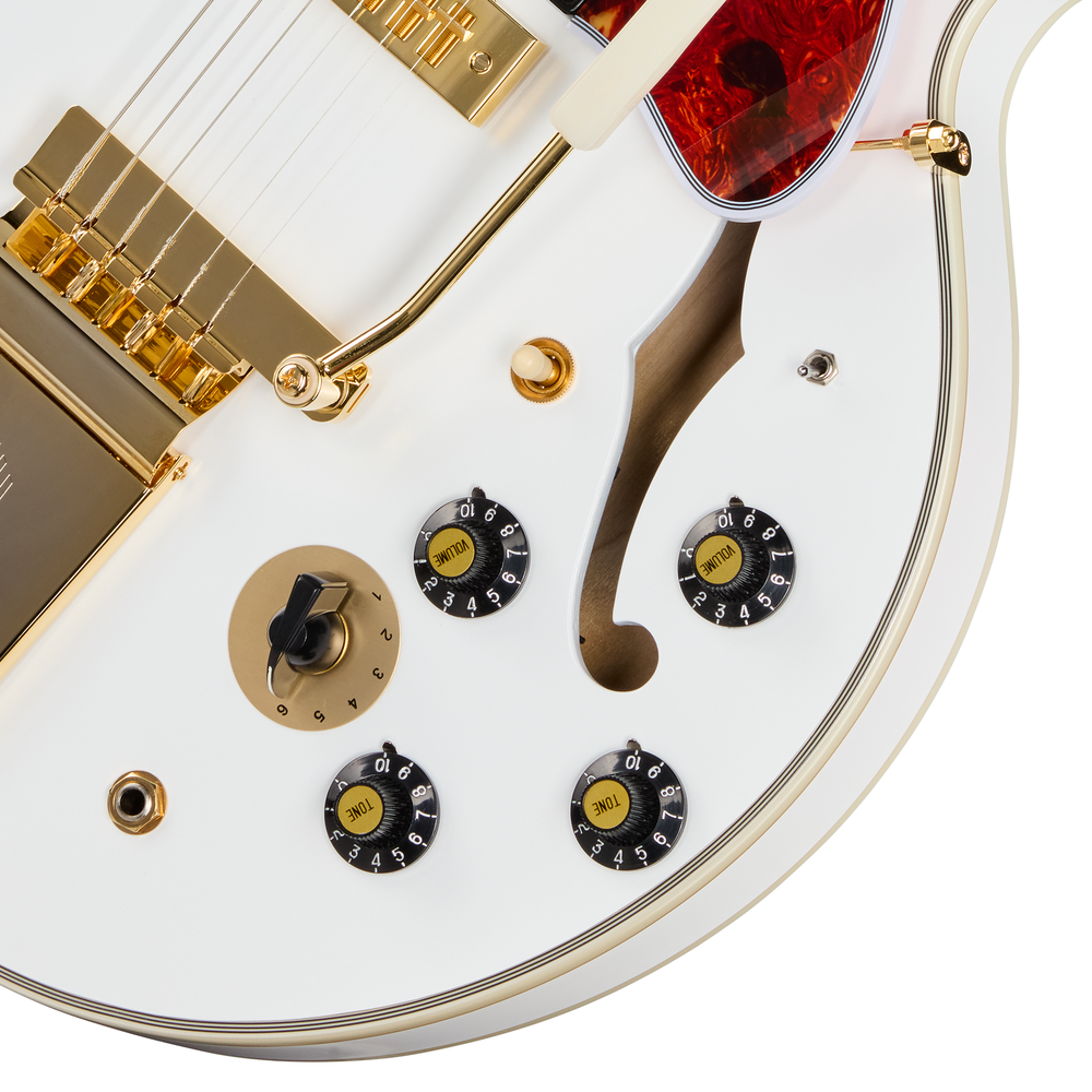 Epiphone Inspired by Gibson Custom Alex Lifeson 1976 ES-355 - Alpine White