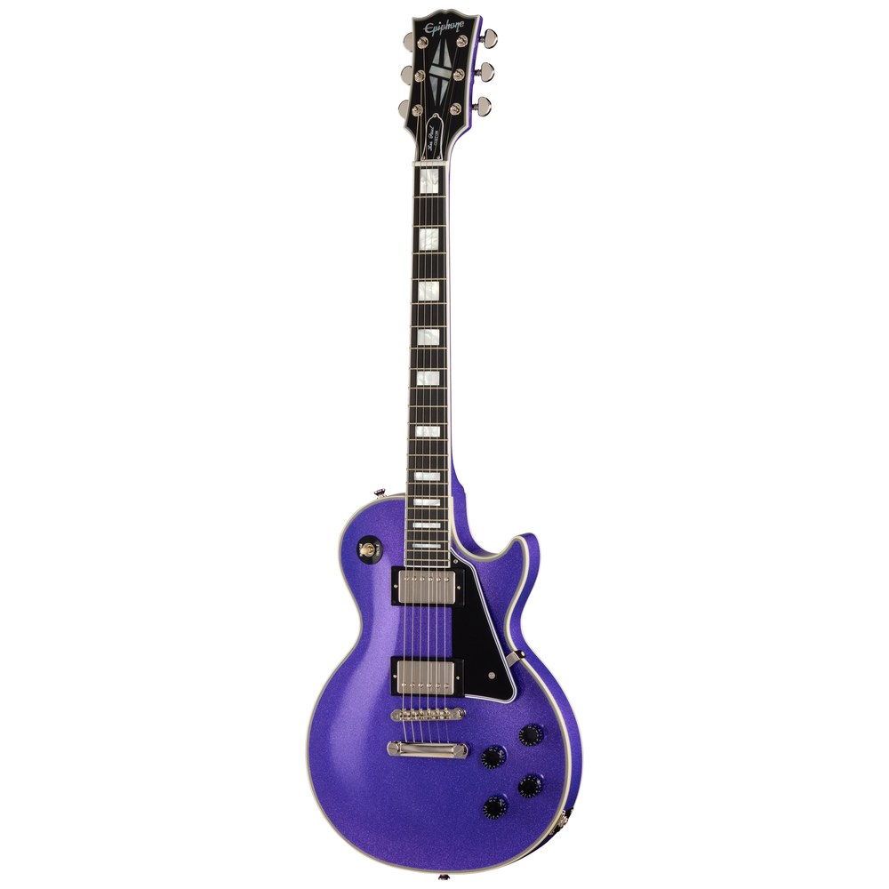 Epiphone Inspired by Gibson Custom Les Paul Custom - Amethyst Sparkle