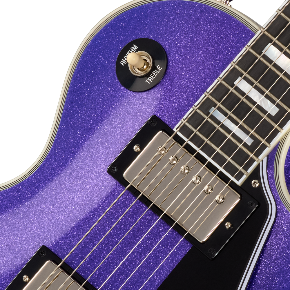Epiphone Inspired by Gibson Custom Les Paul Custom - Amethyst Sparkle