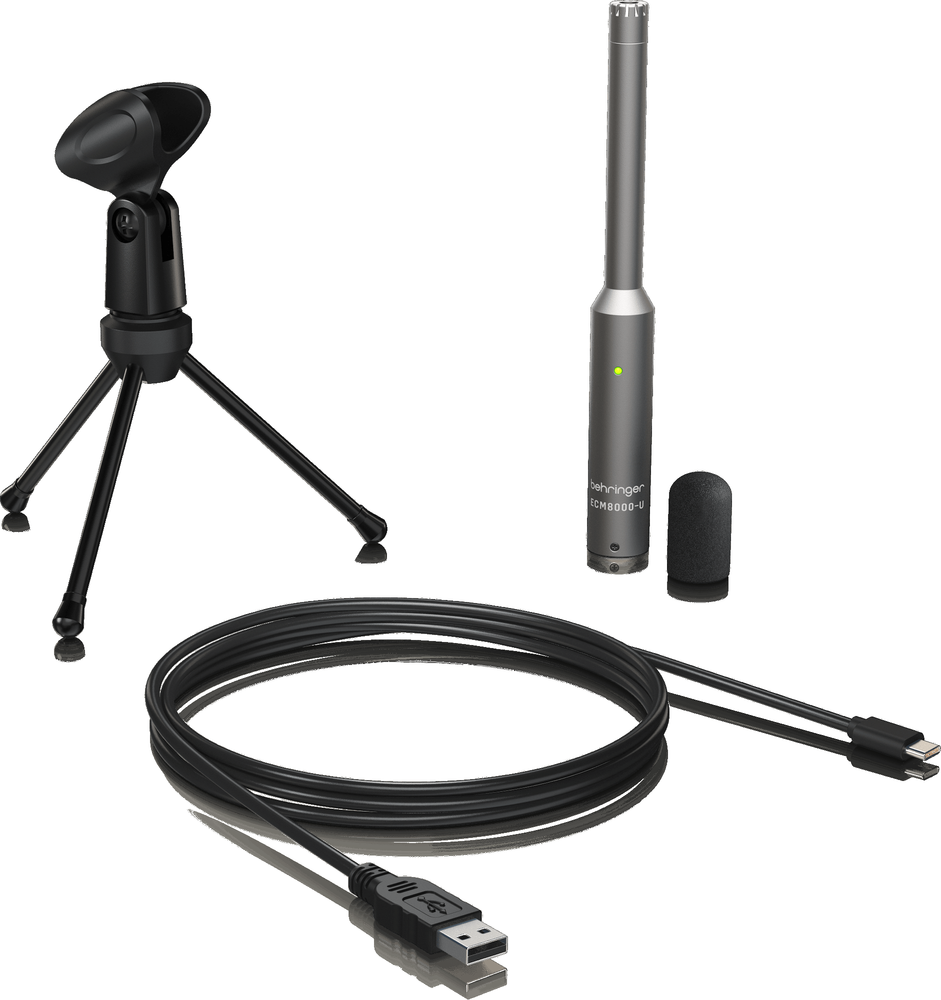 Behringer ECM8000‑U USB Calibrated Measurement Microphone