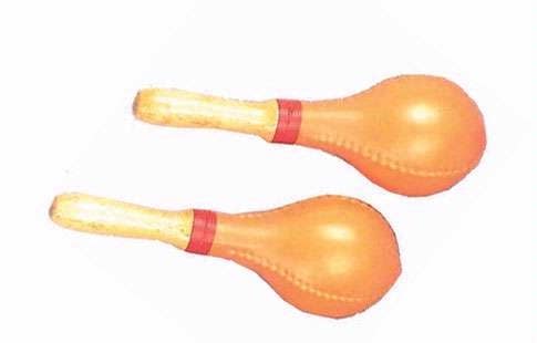 CPK 10" Oval Shaped Maracas - Orange