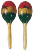 CPK Tropical Design Wood Maracas