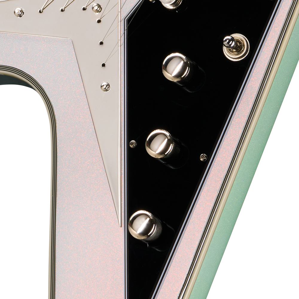 Epiphone Futura Flying V Custom - Quicksilver Shift