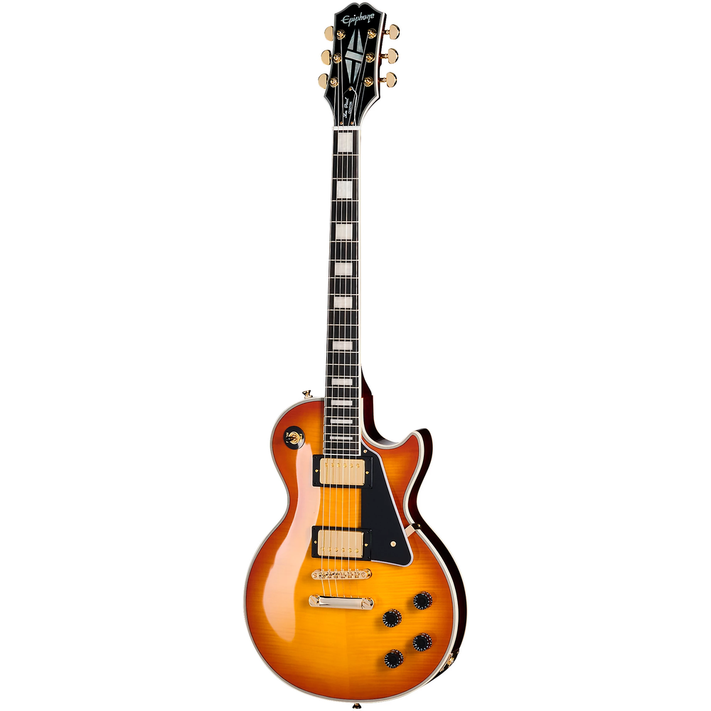Epiphone Les Paul Custom Figured w/Gigbag - Iced Tea Burst