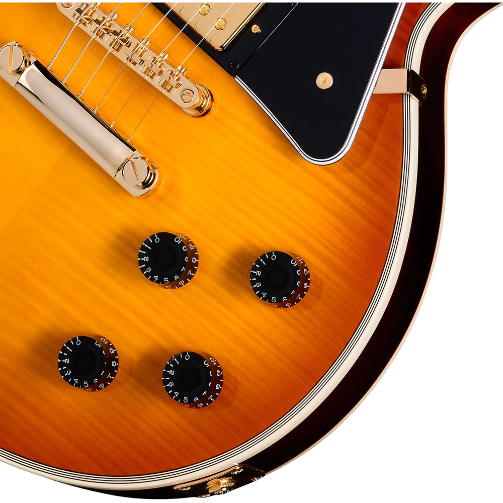 Epiphone Les Paul Custom Figured w/Gigbag - Iced Tea Burst