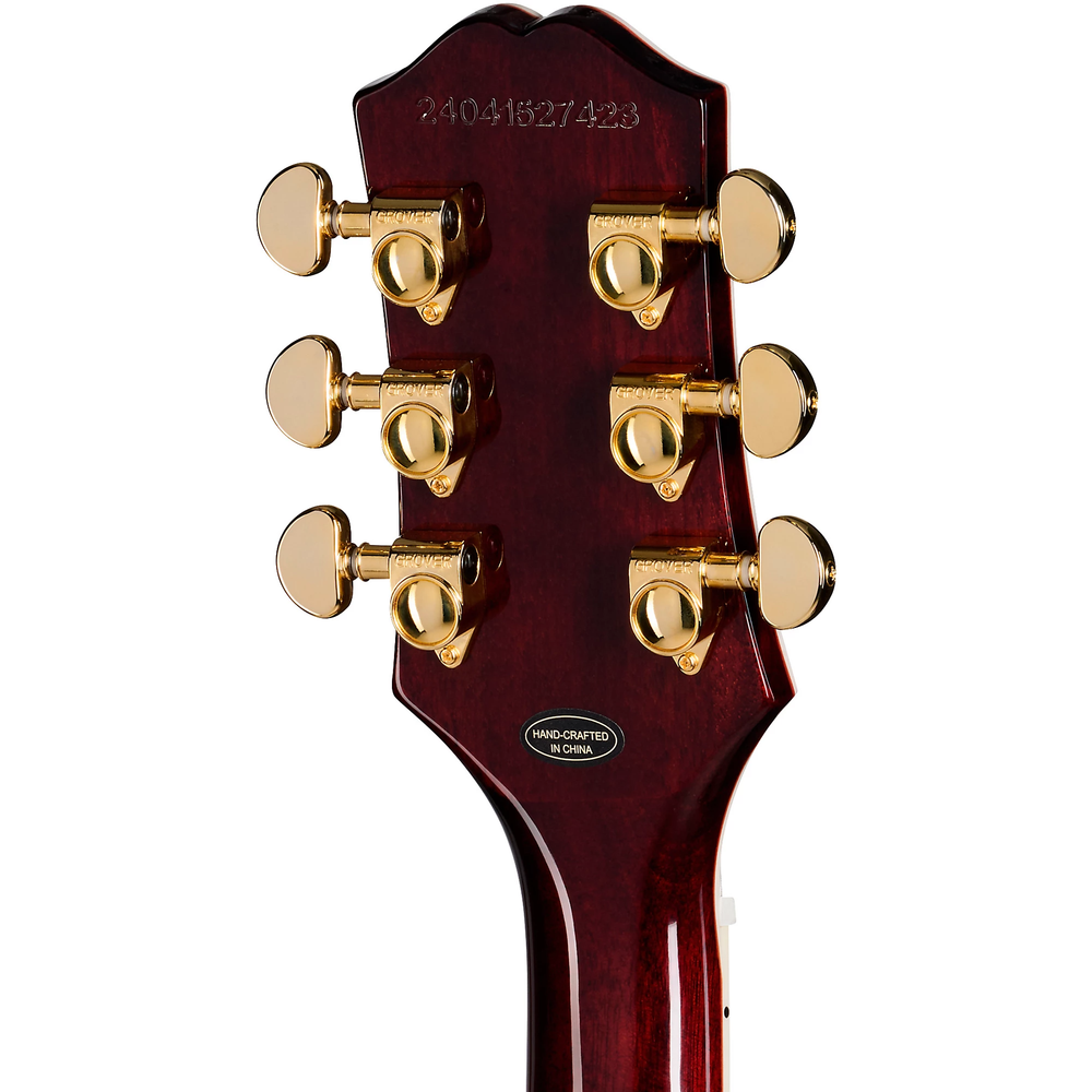 Epiphone Les Paul Custom Figured w/Gigbag - Iced Tea Burst