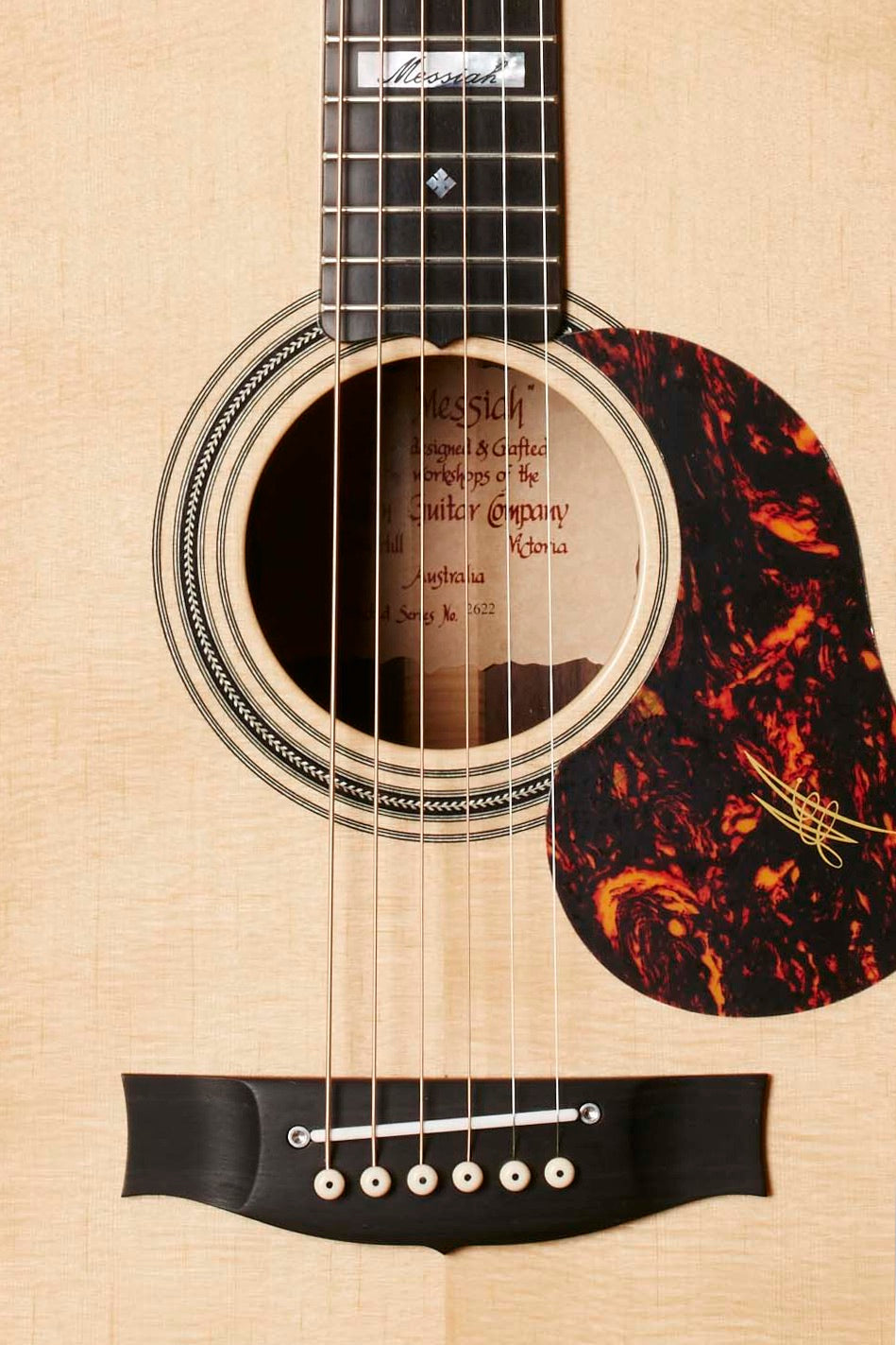 Maton EM100-808 Messiah Acoustic Electric Guitar w/Case - Natural Gloss