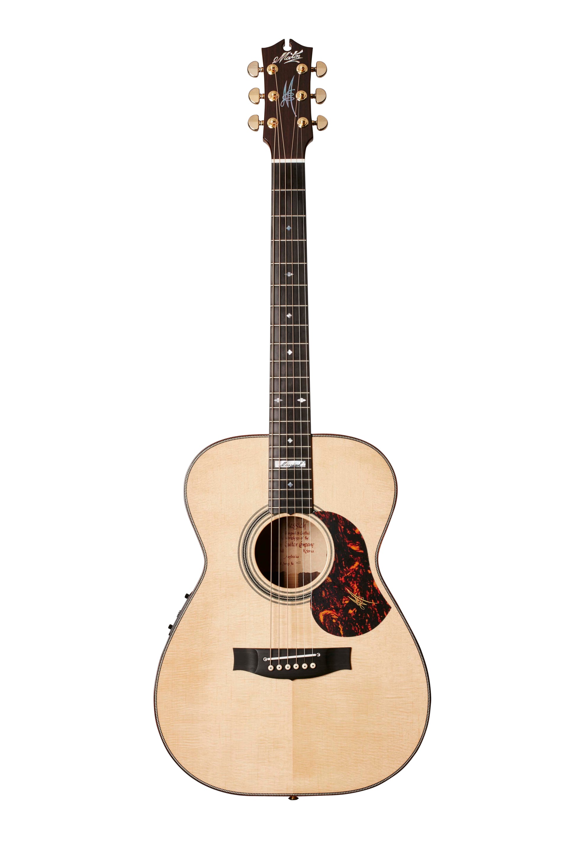 Maton EM100-808 Messiah Acoustic Electric Guitar w/Case - Natural Gloss