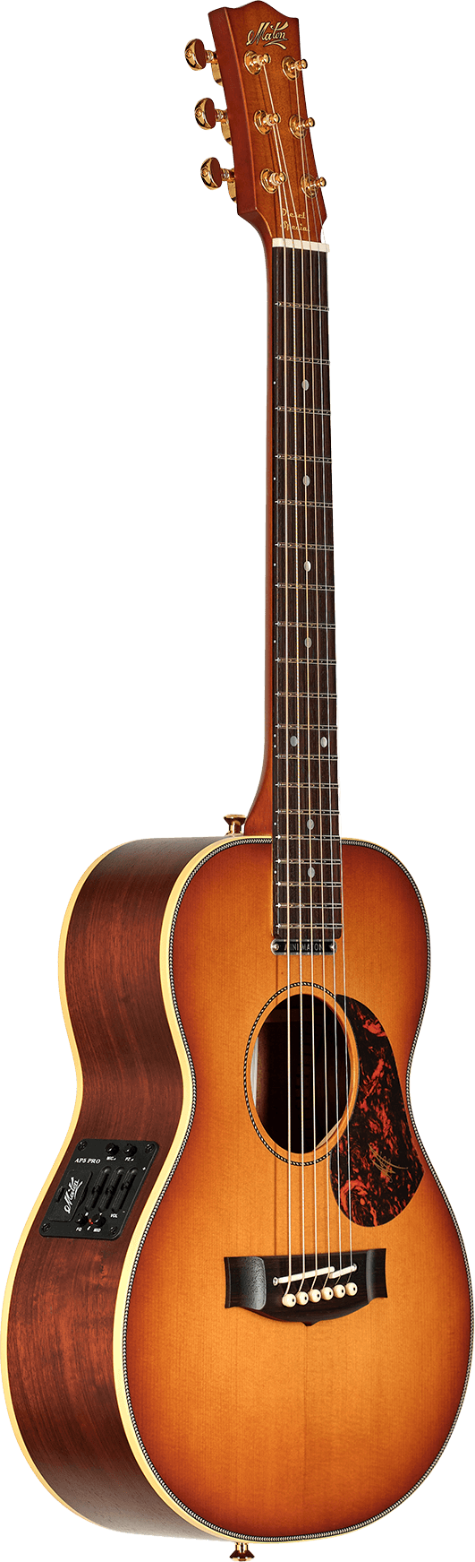 Maton EMD-6 Diesel Acoustic Electric Guitar w/Case - Vintage Amber