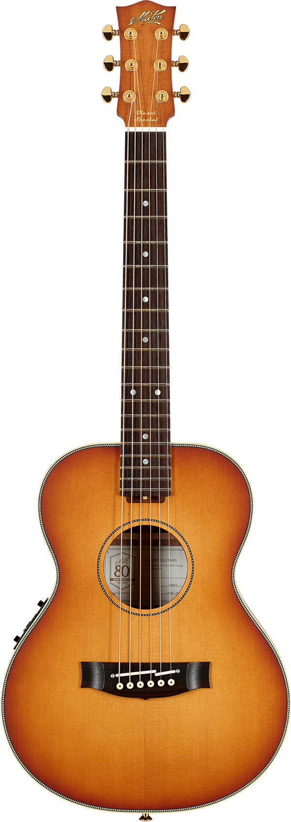 Maton EMD-6 Diesel Acoustic Electric Guitar w/Case - Vintage Amber