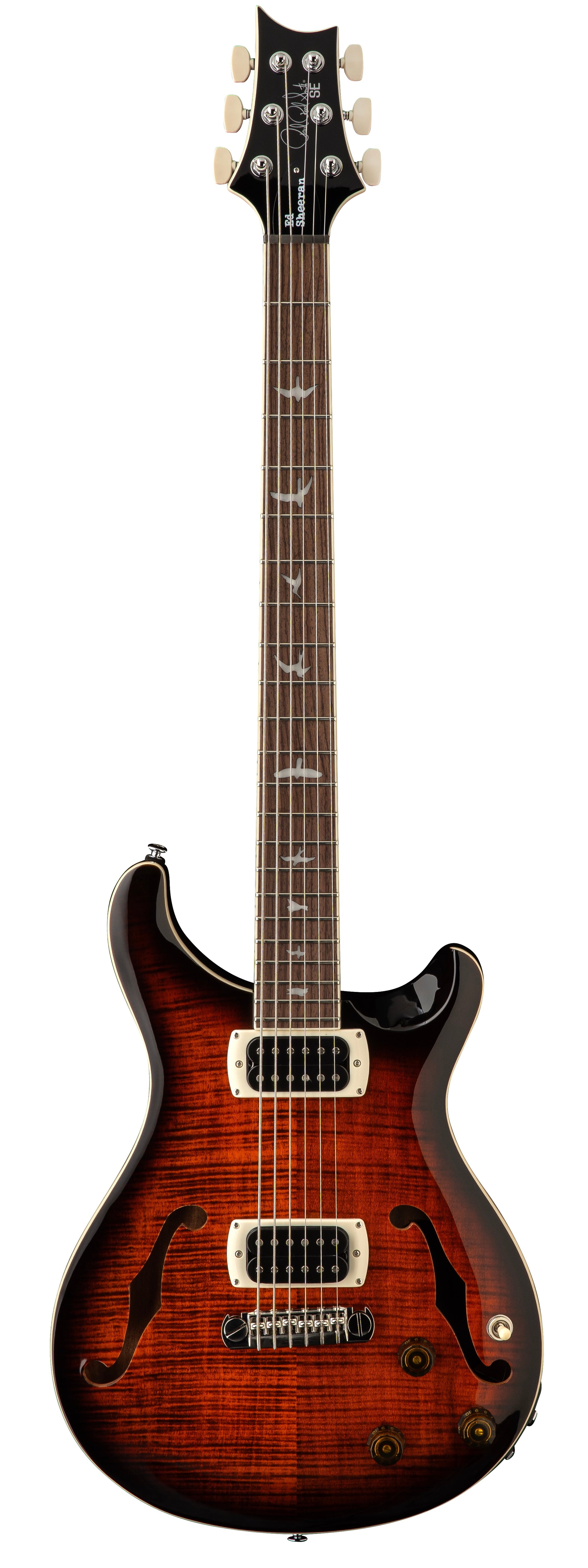 Paul Reed Smith (PRS) SE Ed Sheeran HB1 Baritone Piezo - Orange Tiger Smokeburst