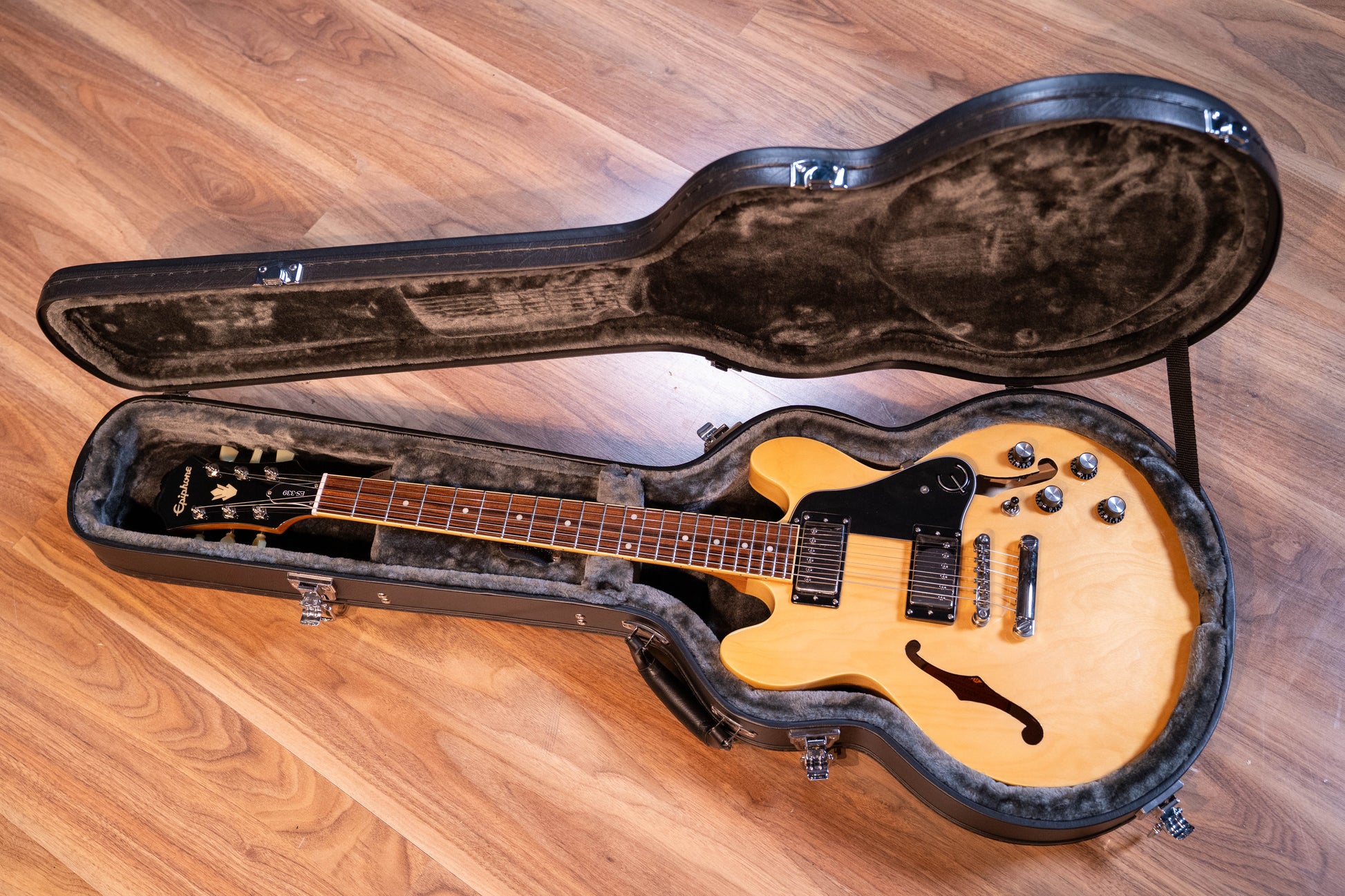 Epiphone ES339 PRO Electric Guitar w/Case - Natural - Pre-Owned