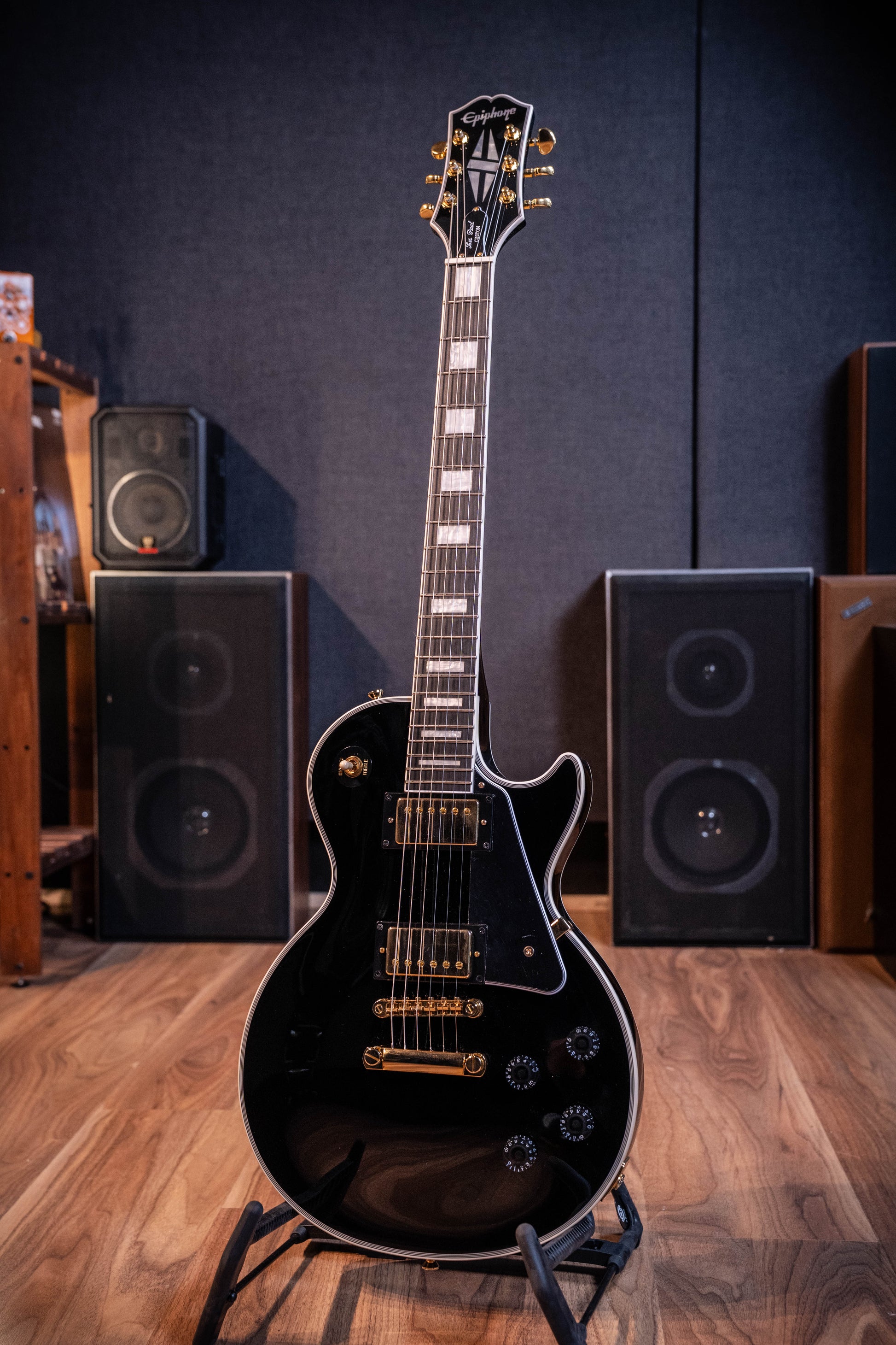 Epiphone Les Paul Custom w/Gigbag - Ebony - Pre-Owned