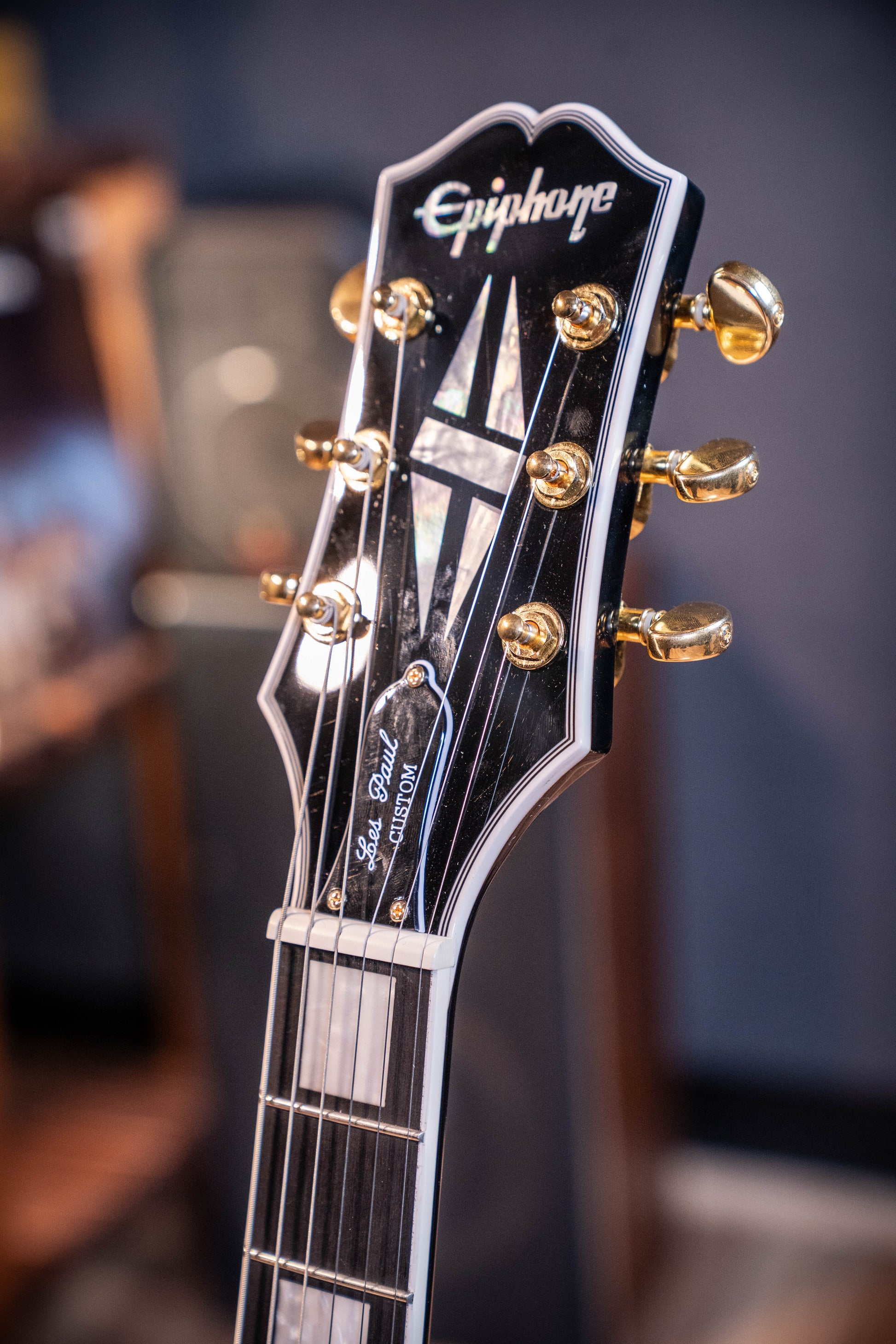 Epiphone Les Paul Custom w/Gigbag - Ebony - Pre-Owned