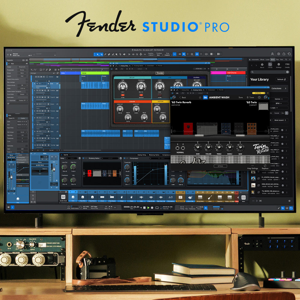 Fender Studio Pro 8 Professional DAW Software Digital Download