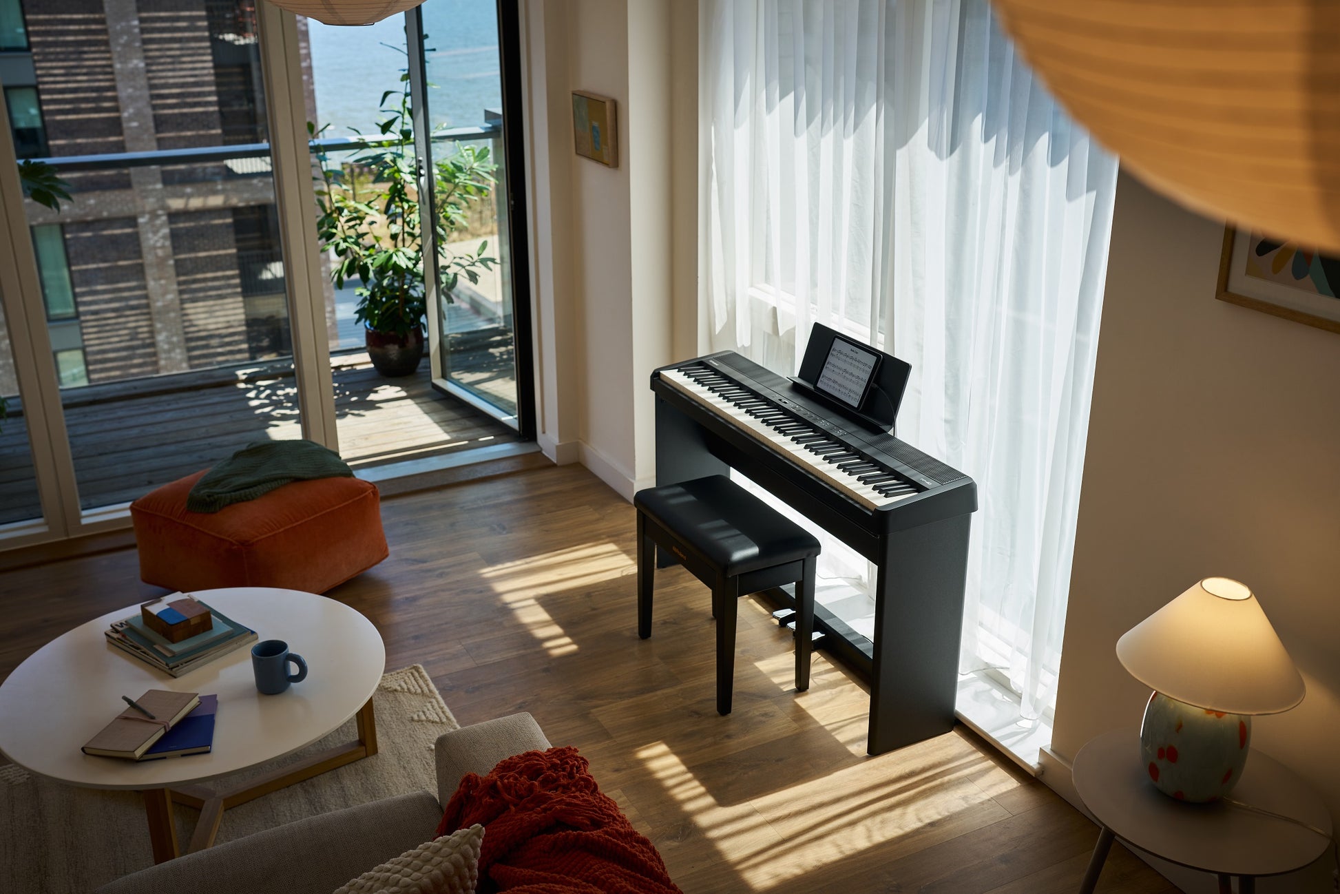 Roland FP40BK Digital Piano - Black - Lifestyle