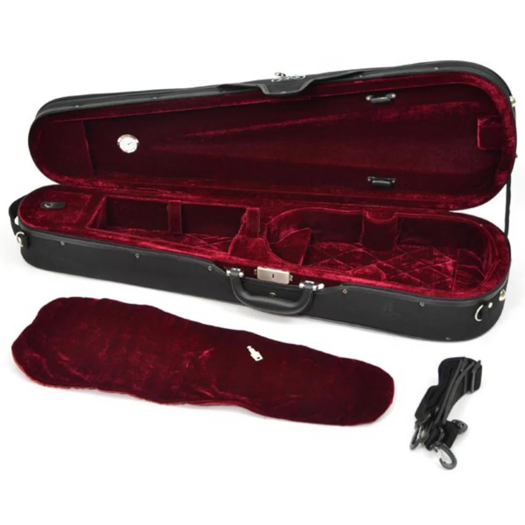 FPS 1/4 Size Dart Violin Case - Lightweight - Black
