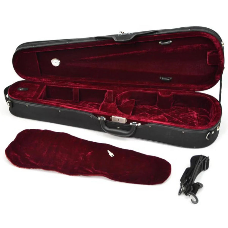 FPS 1/4 Size Dart Violin Case - Lightweight - Black