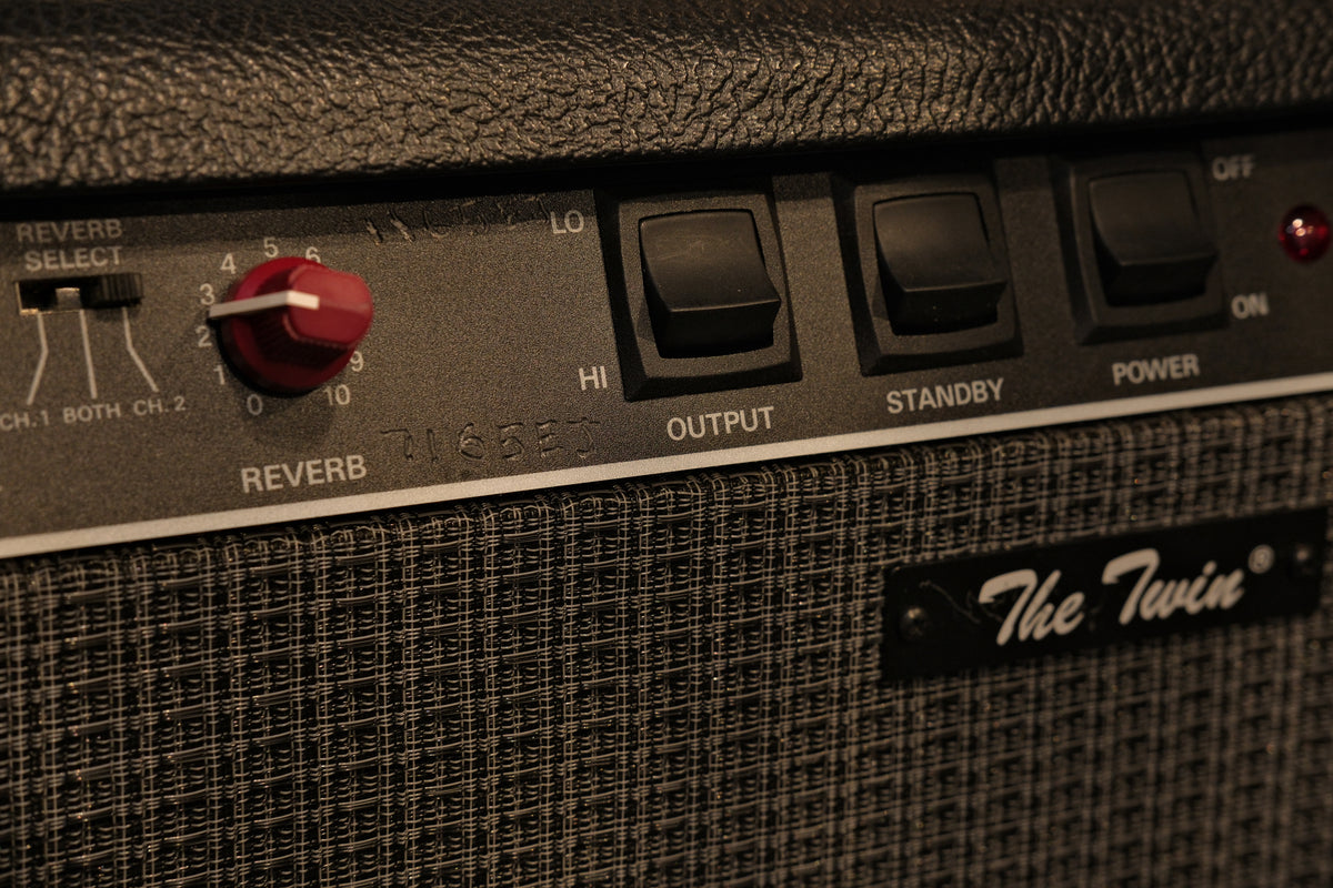 Fender "The Twin" 100w 6L6 2x12" Guitar Combo w/Cover - Pre-Owned