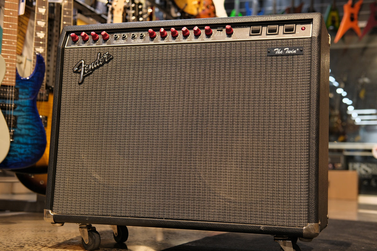 Fender "The Twin" 100w 6L6 2x12" Guitar Combo w/Cover - Pre-Owned