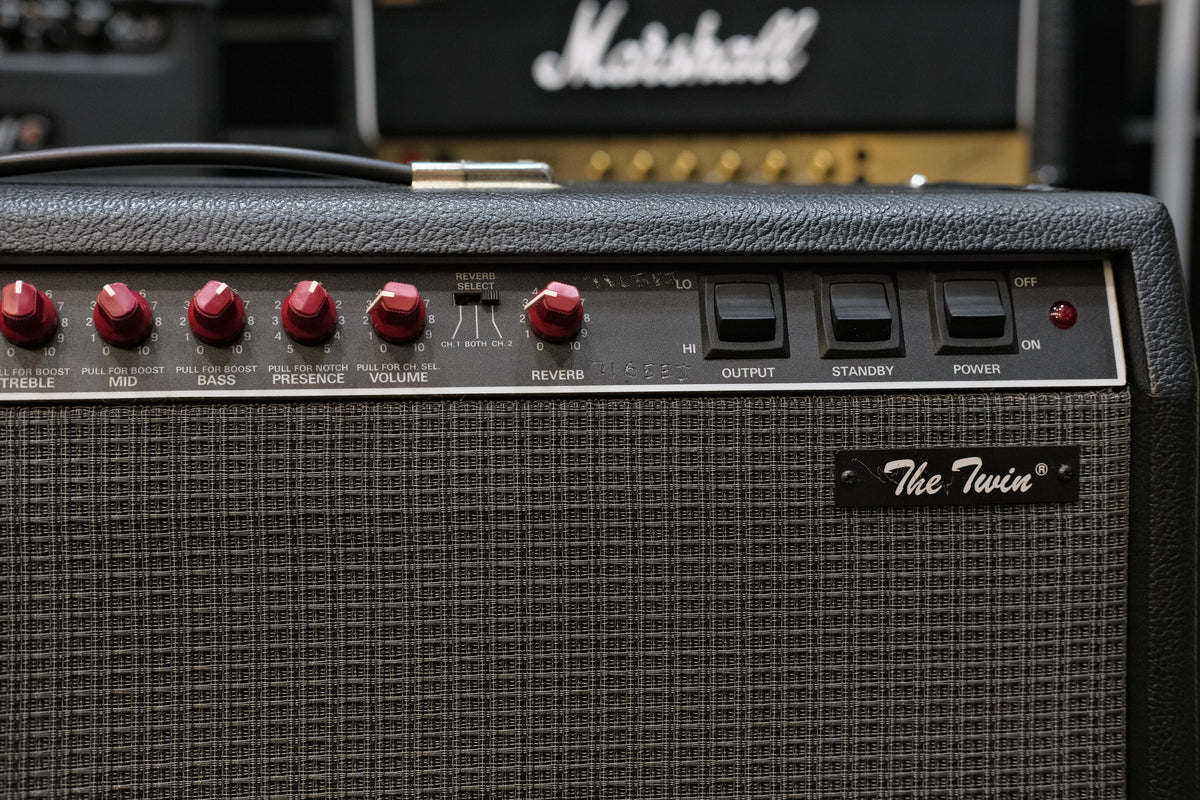 Fender "The Twin" 100w 6L6 2x12" Guitar Combo w/Cover - Pre-Owned