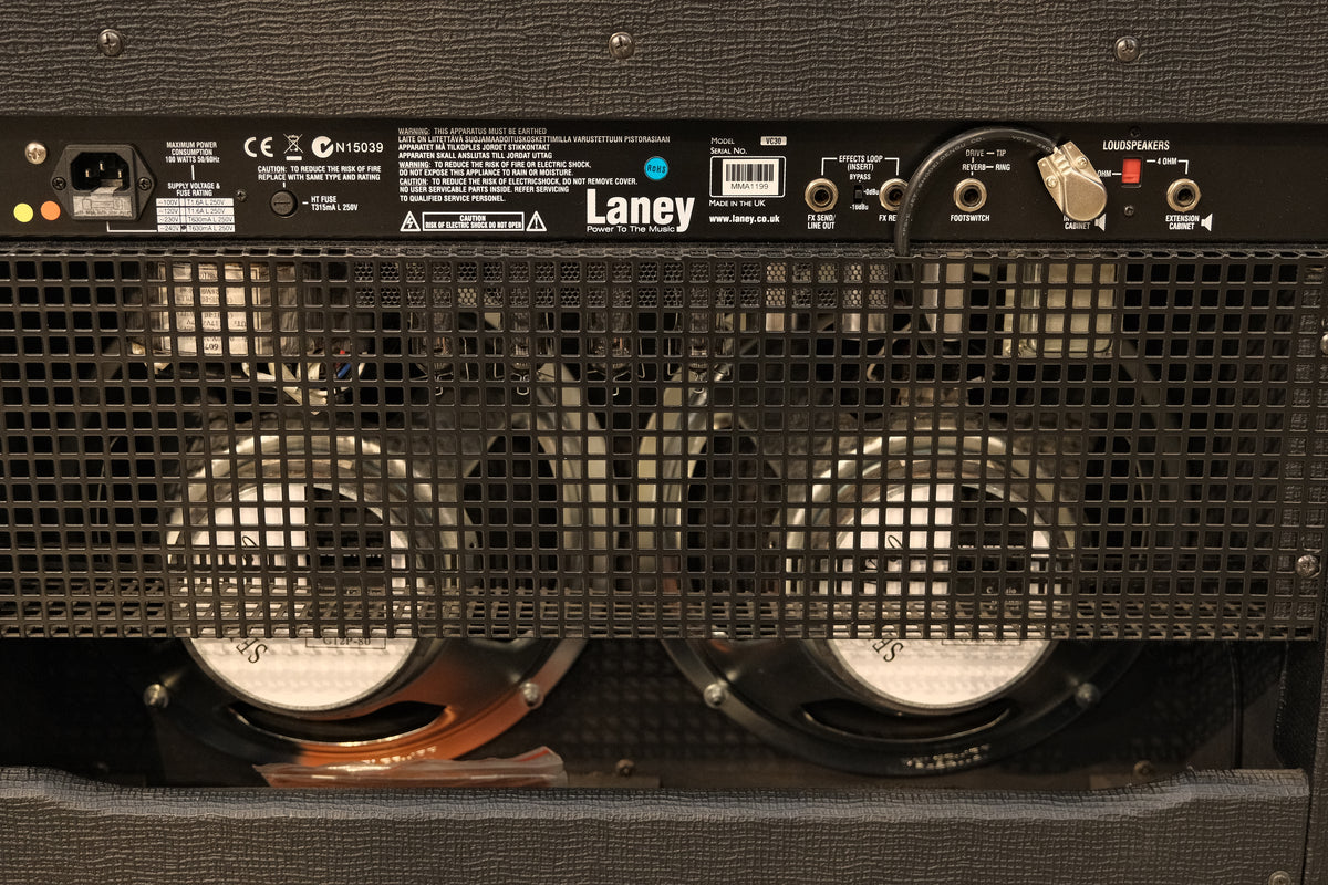 Laney VC30 2x12 Guitar Amp Combo w/ Footswitch & Cover - Pre-Owned