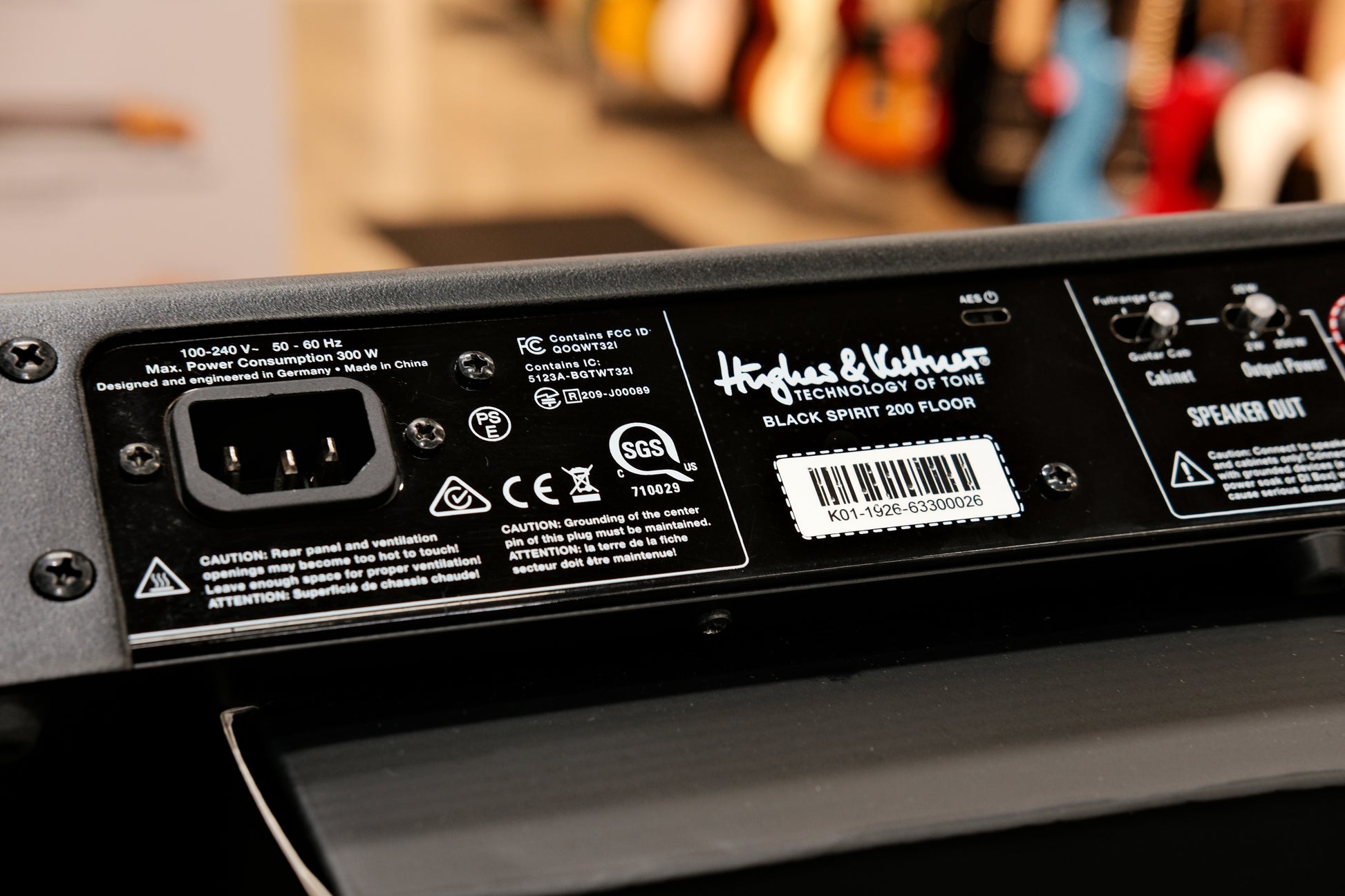 No Box / Ex-Display - Hughes and Kettner Black Spirit 200W Floor Unit