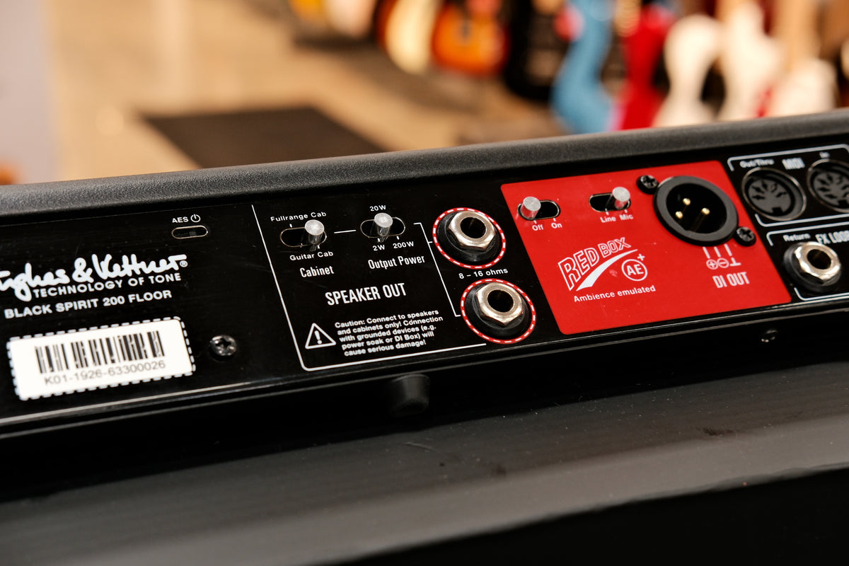 No Box / Ex-Display - Hughes and Kettner Black Spirit 200W Floor Unit