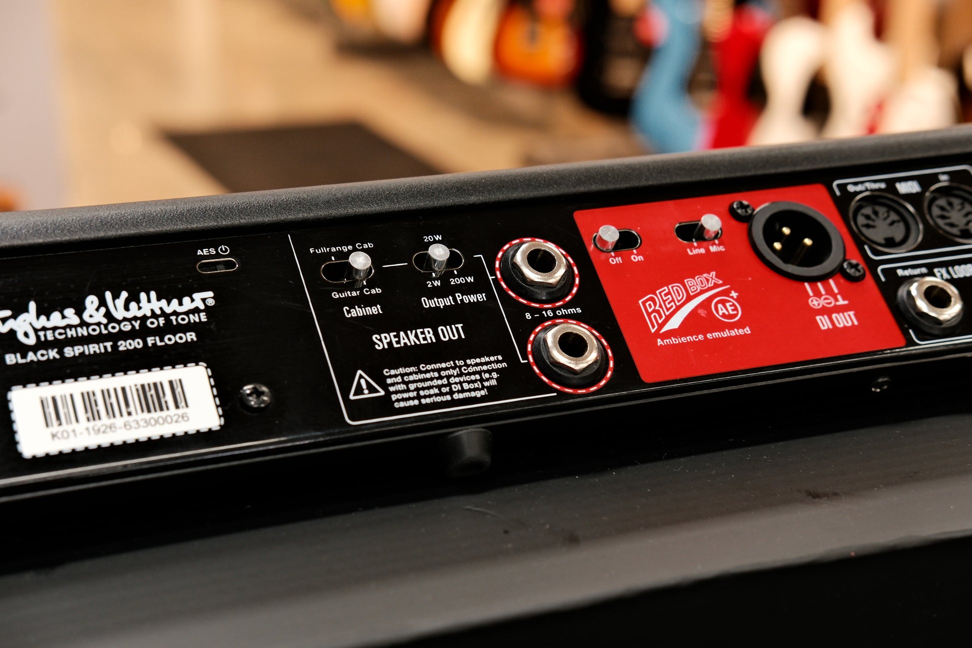 No Box / Ex-Display - Hughes and Kettner Black Spirit 200W Floor Unit