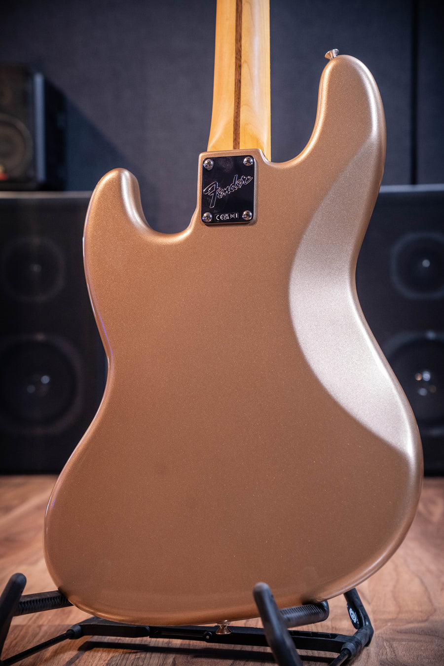 Fender American Professional Classic Jazz Bass - Faded Firemist Gold RW (Black Pickguard)