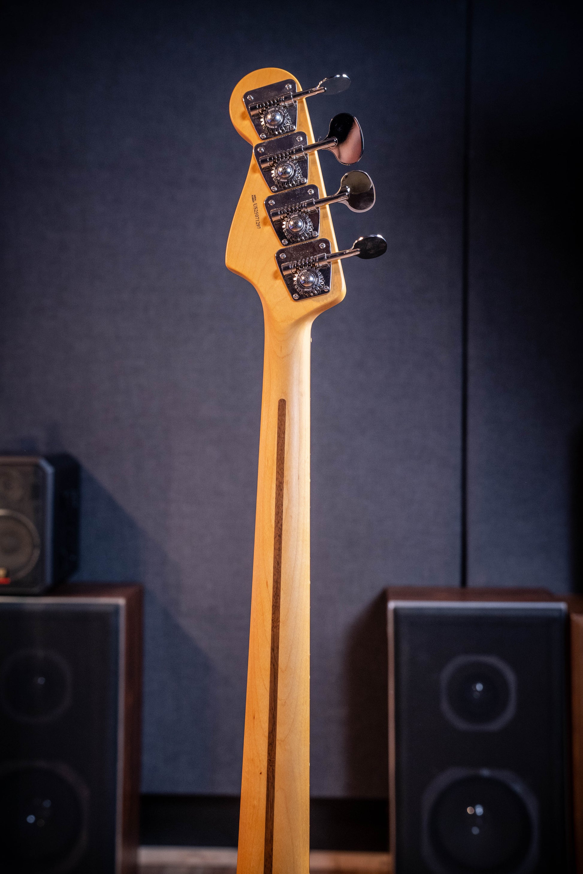 Fender American Professional Classic Jazz Bass - Faded Firemist Gold RW (Black Pickguard)
